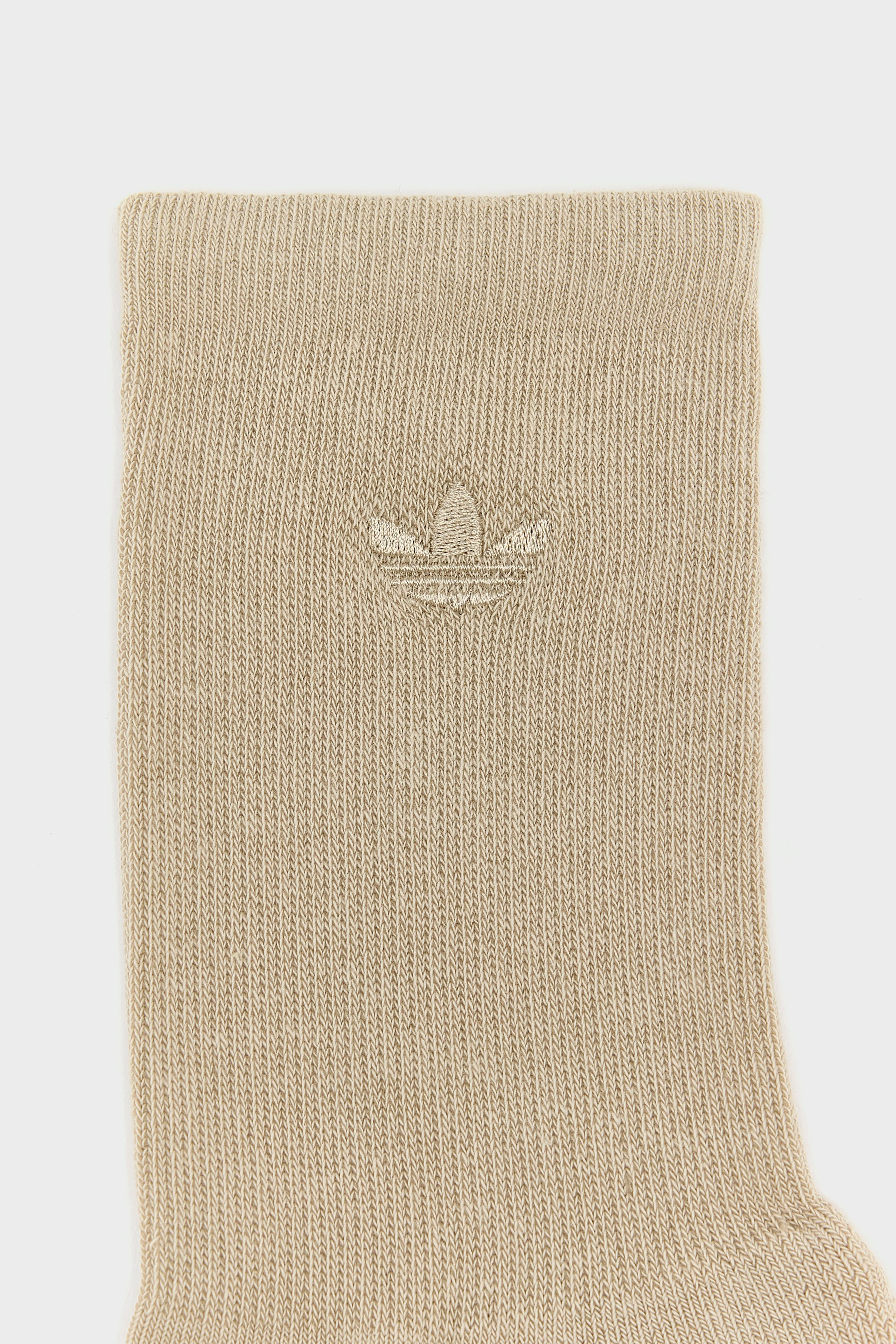 Two-Toned Crew Socks for Women  (252 / W / BROWN)