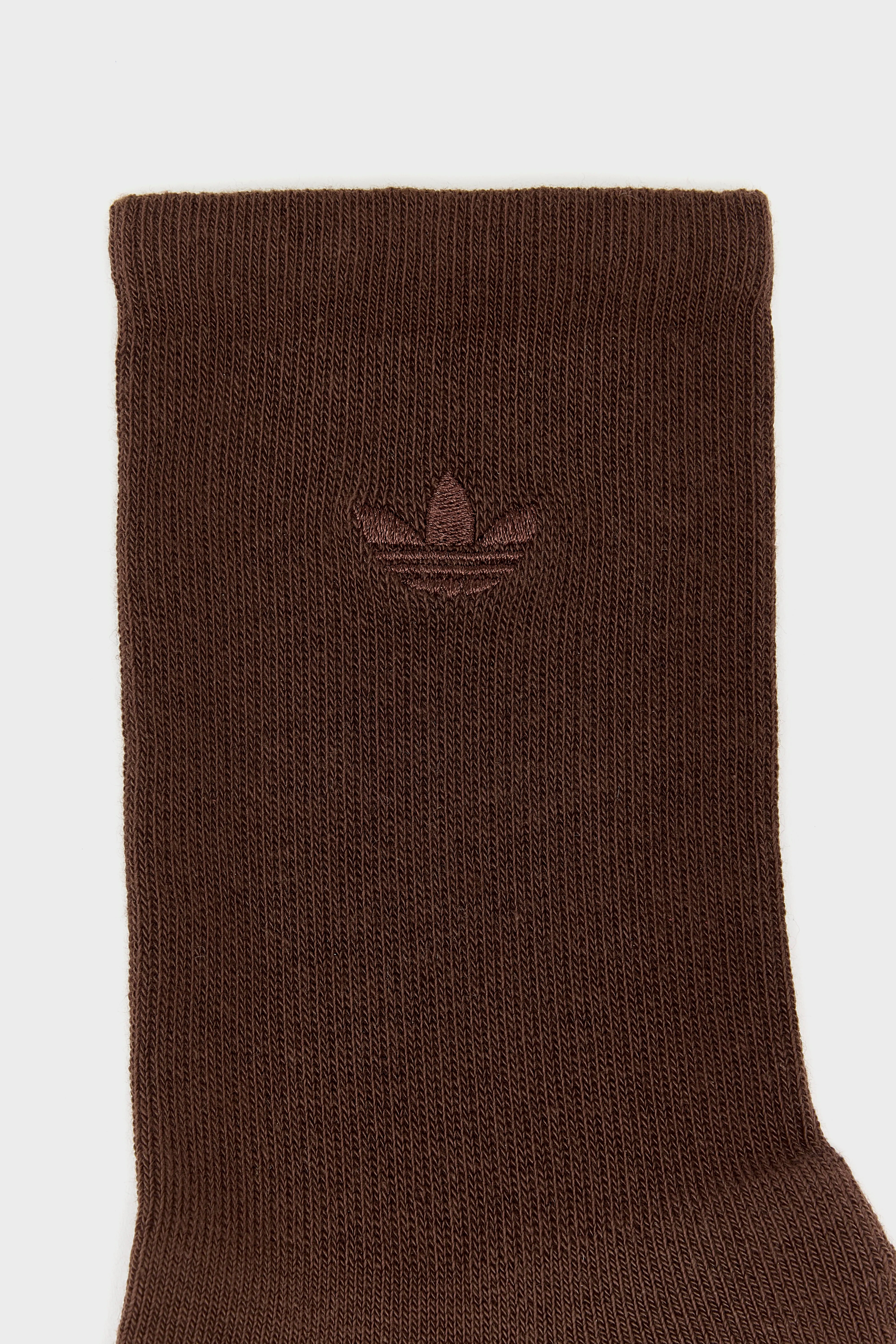 Two-Toned Crew Socks for Women  (252 / W / BROWN)