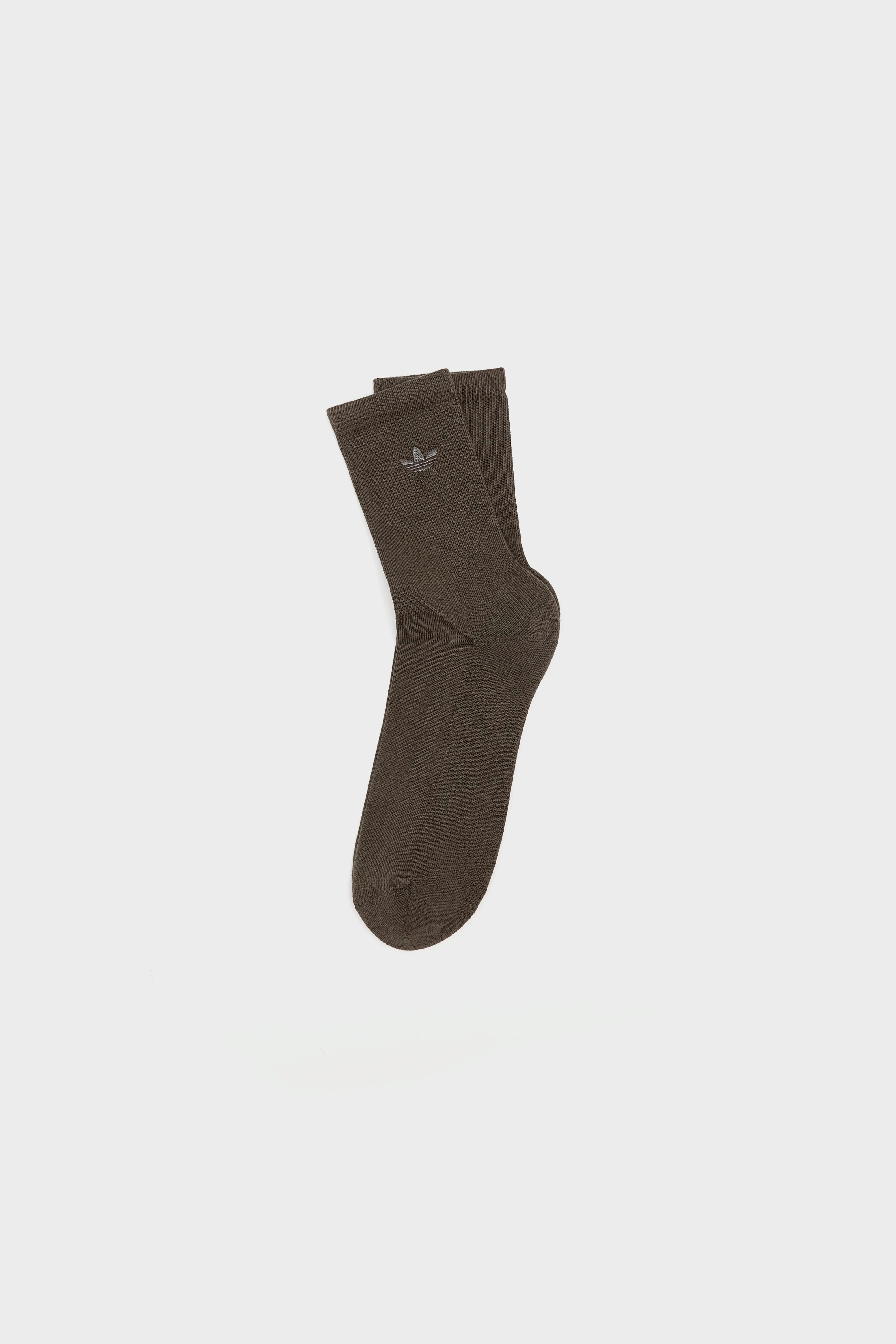 Two-Toned Crew Socks for Men  (252 / M / BROWN)