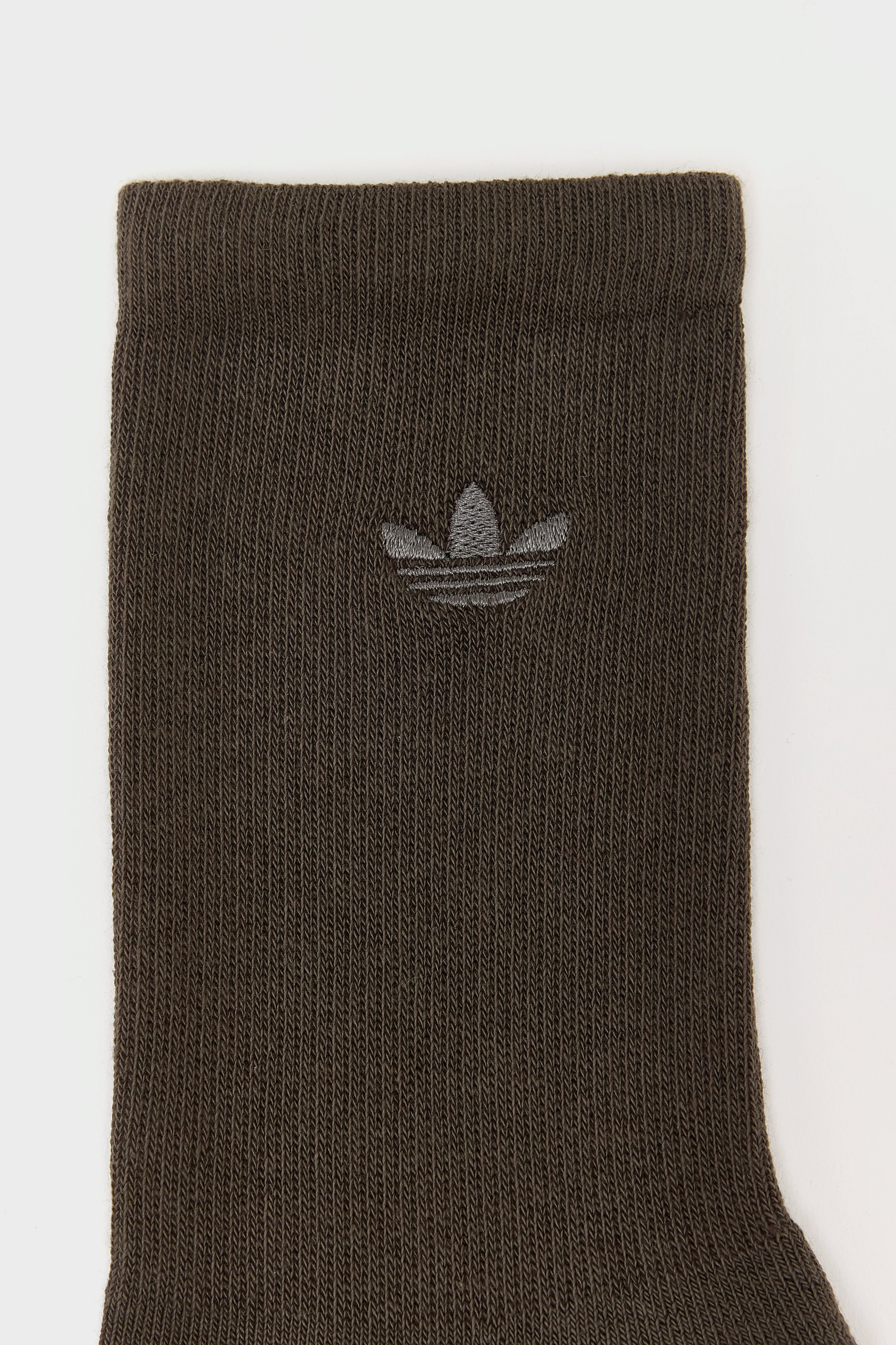 Two-Toned Crew Socks for Men  (252 / M / BROWN)