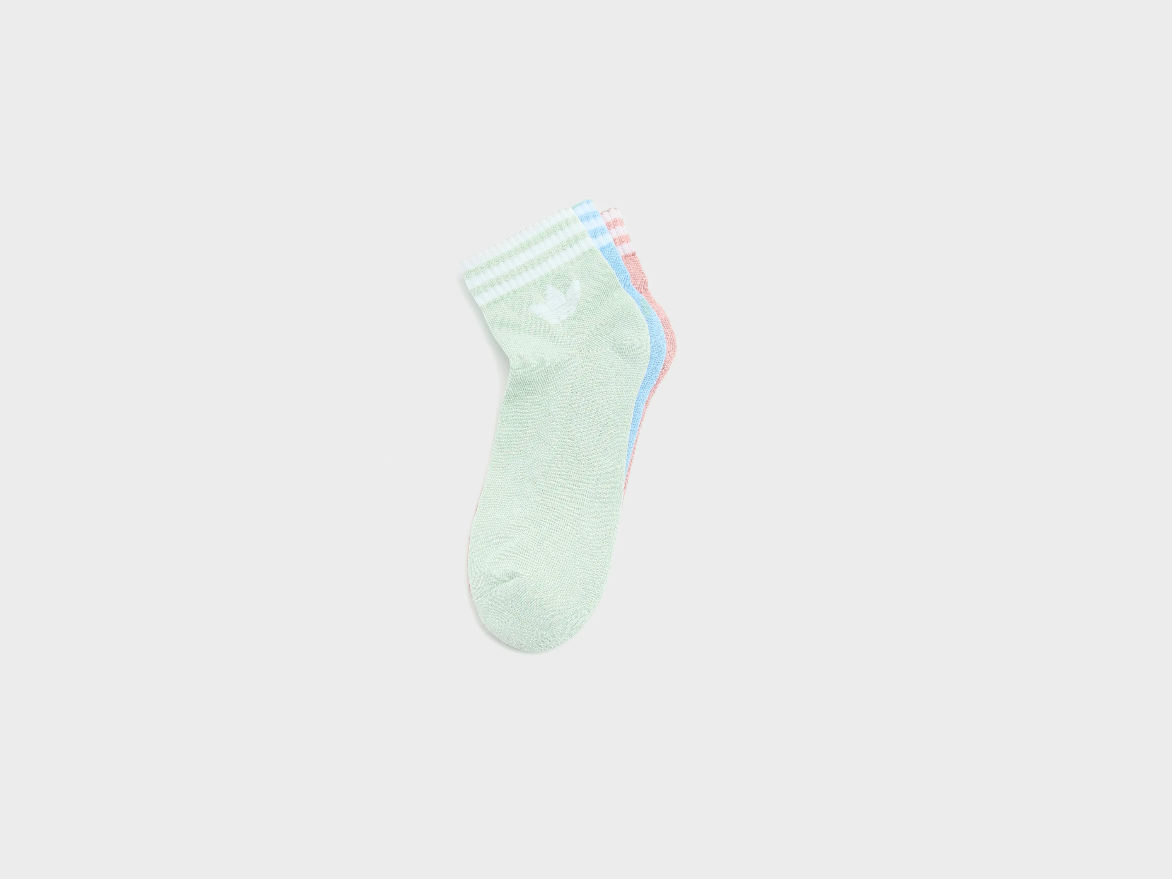 3-Stripes Ankle Socks for Women (252 / W / MULTICOLOR)