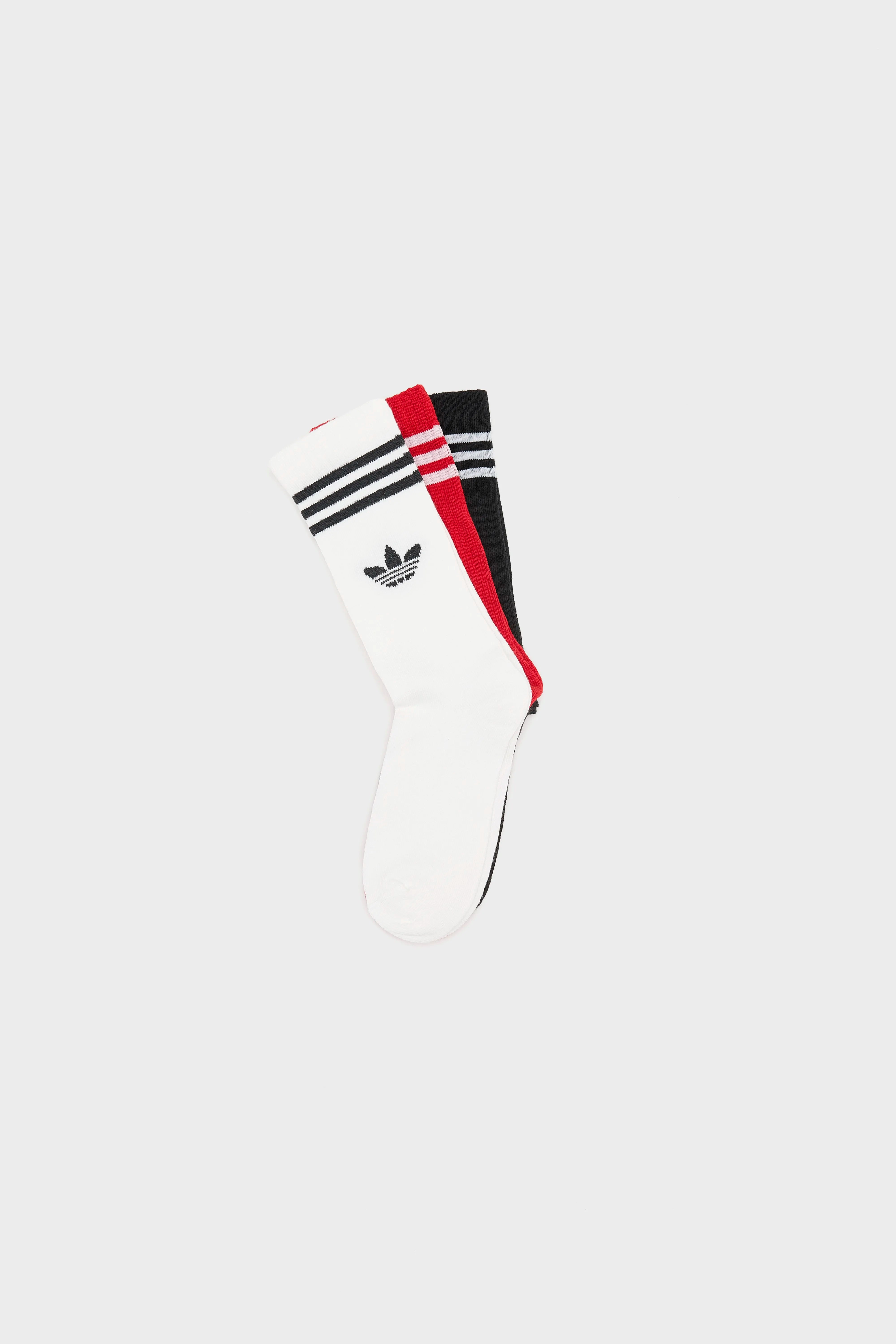 3-Stripes Crew Socks voor Juniors  (252 / G / MULTICOLOR)