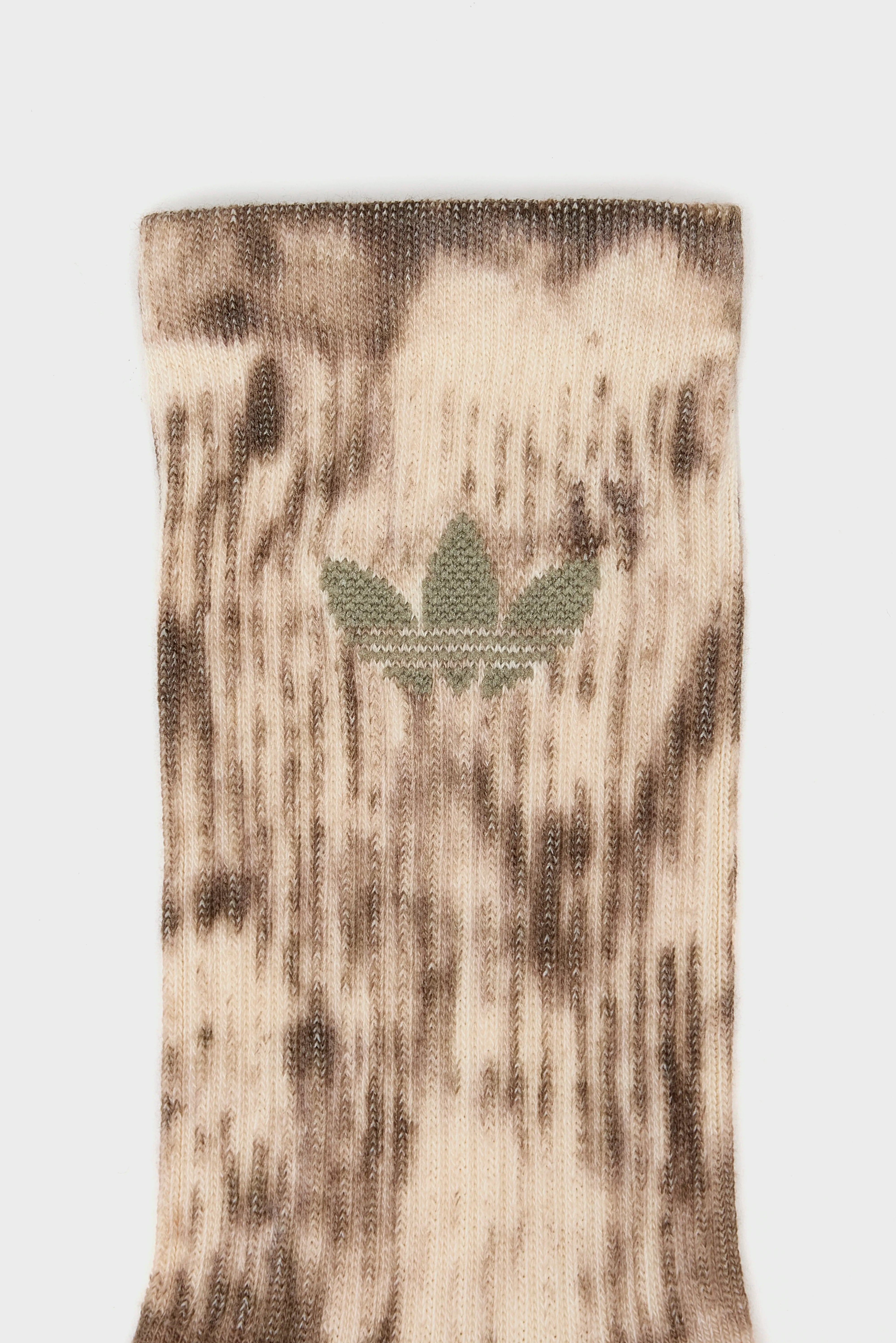 Tie Dye Crew Socks for Women  (252 / W / BROWN)