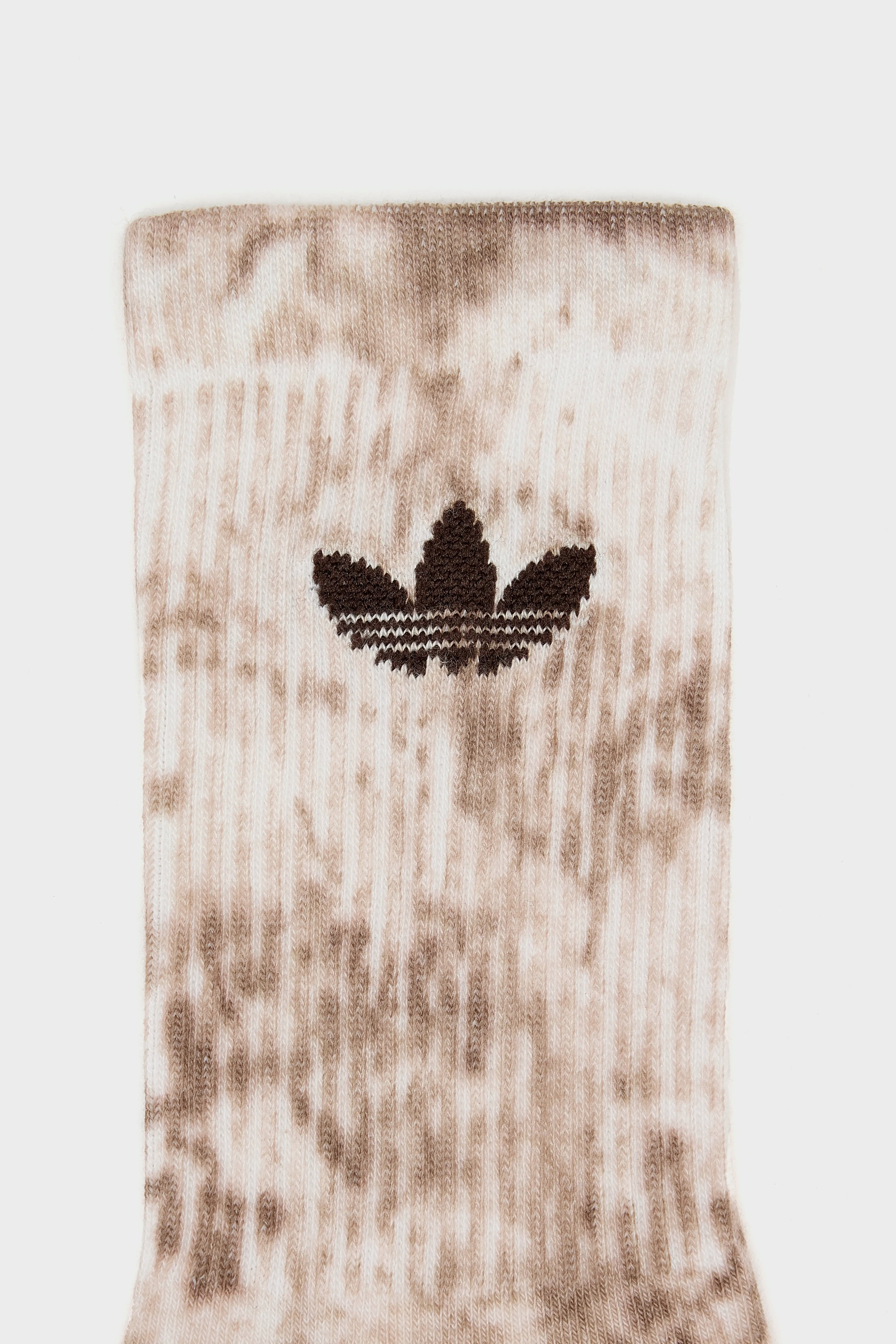 Tie Dye Crew Socks for Women  (252 / W / BROWN)