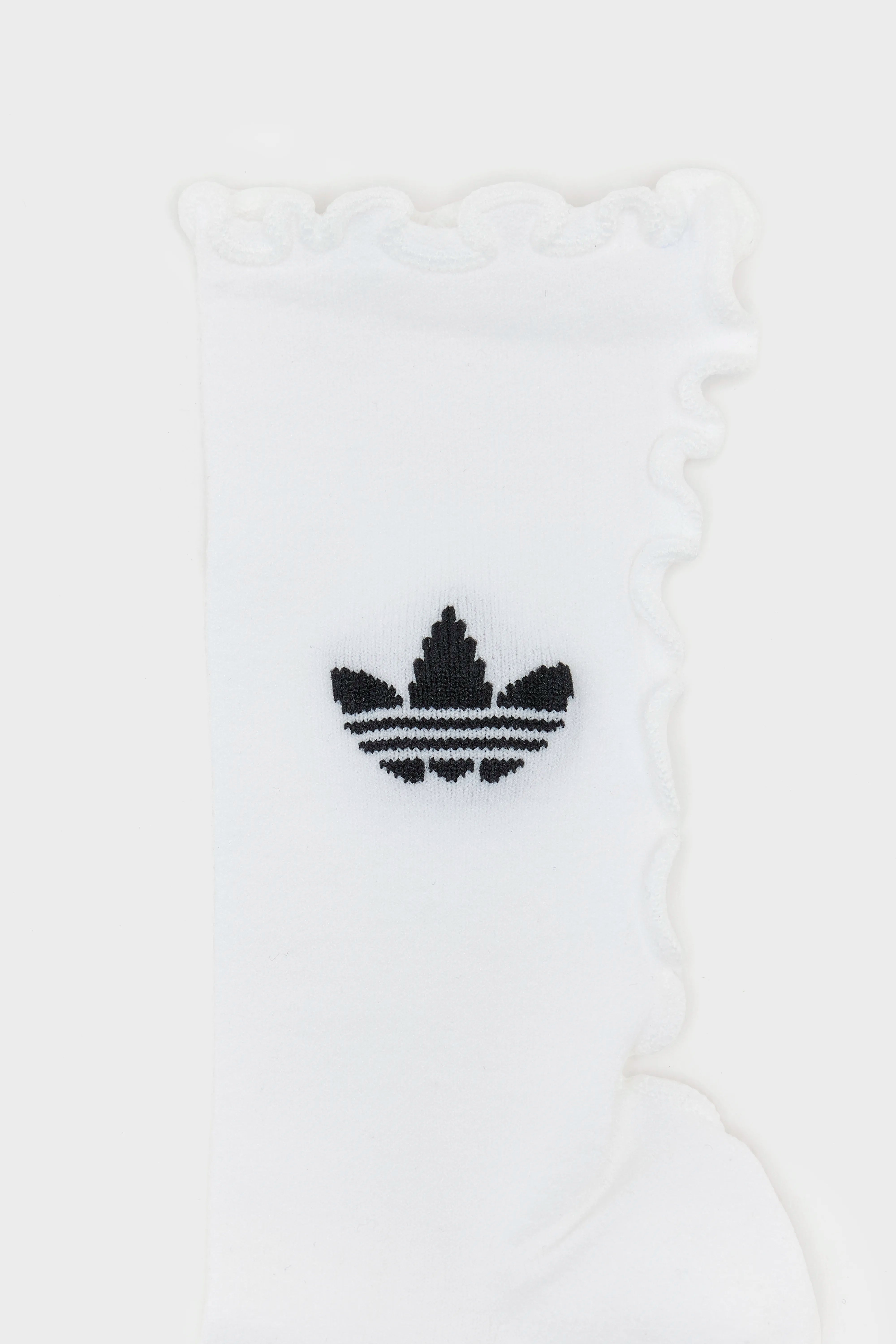 Sokken met ruches voor dames (261 / W / BLACK/WHITE)