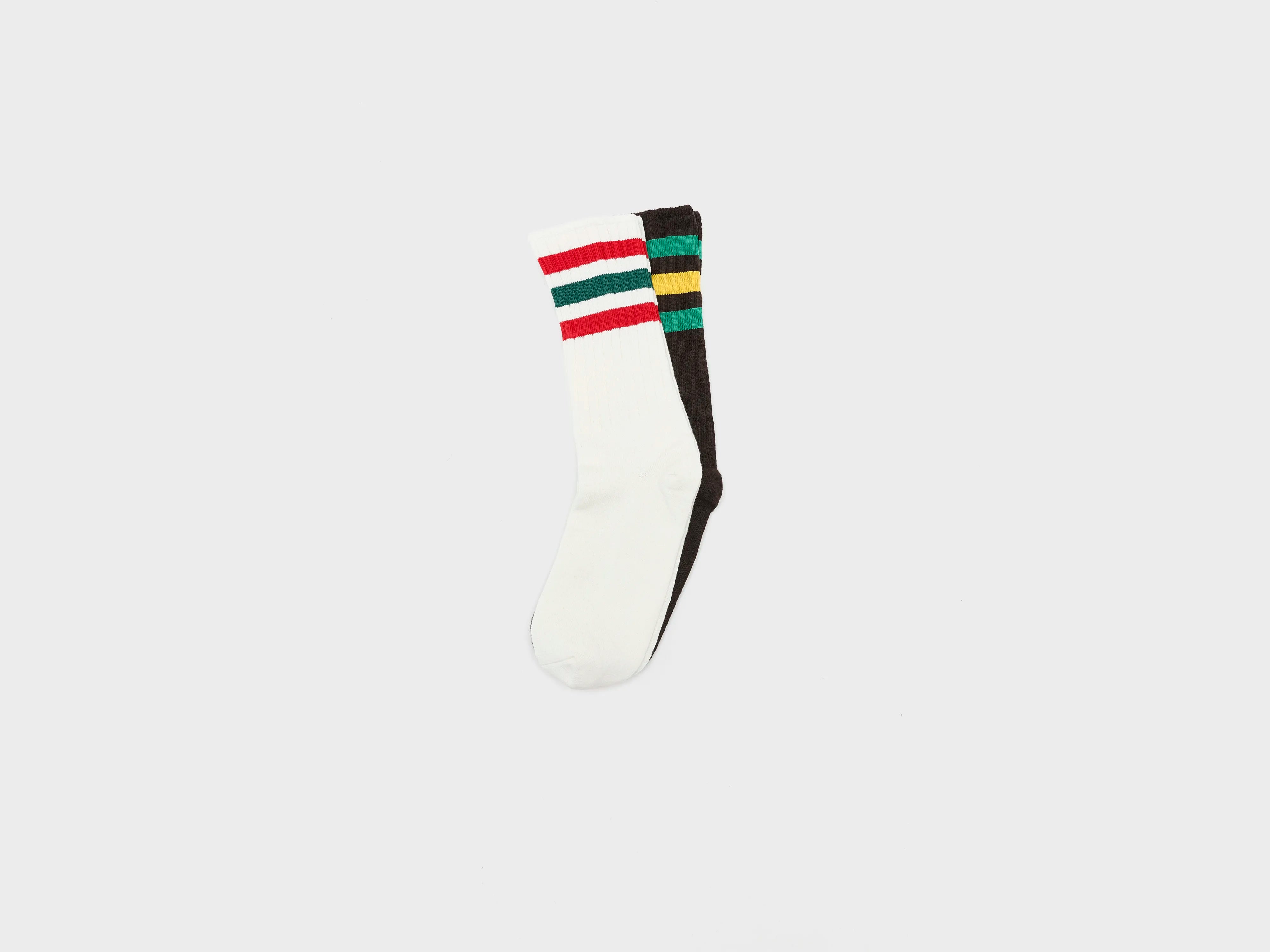 Ribbed Crew Socks pour Hommes (261 / M / MULTICOLOR)