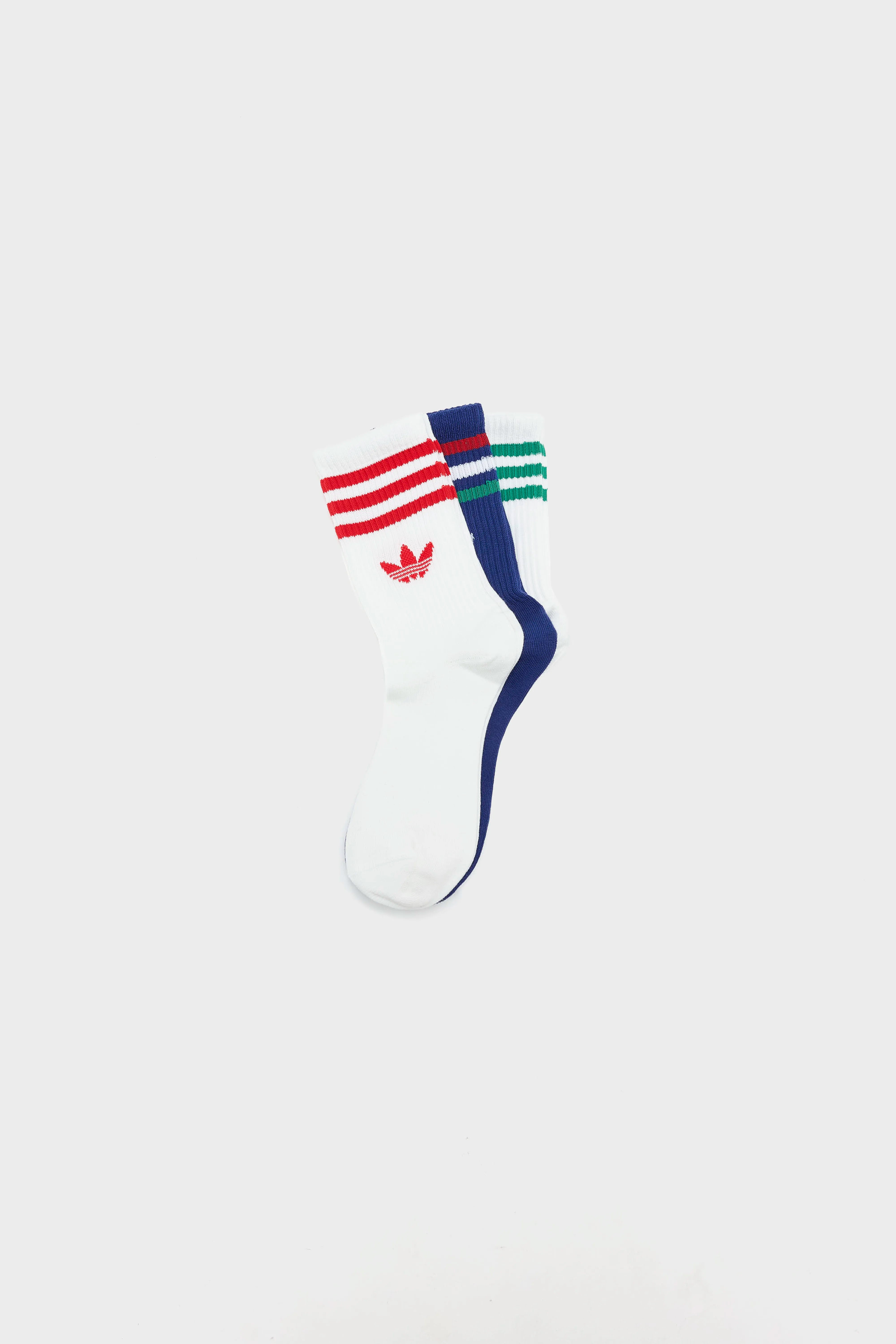 3-Stripes Crew Socks for Men (261 / M / MULTICOLOR)