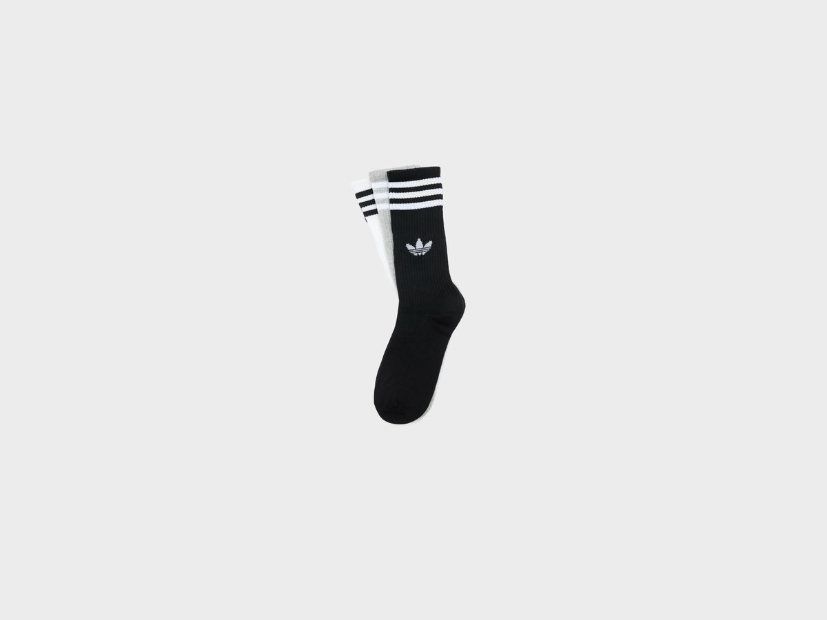3-Stripes High Crew Socks for Men (262 / M / GREY)