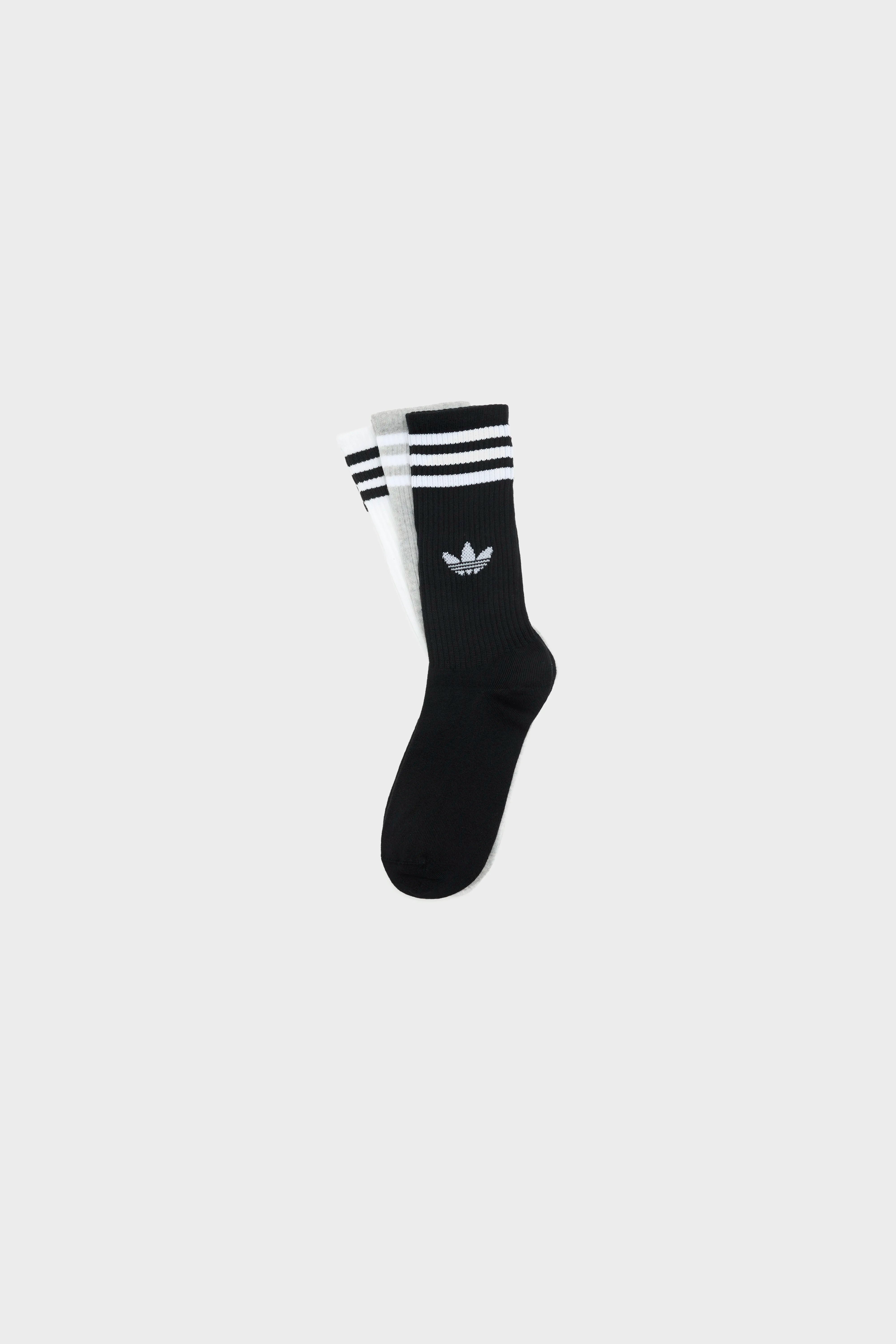 3-Stripes High Crew Socks for Men (262 / M / GREY)