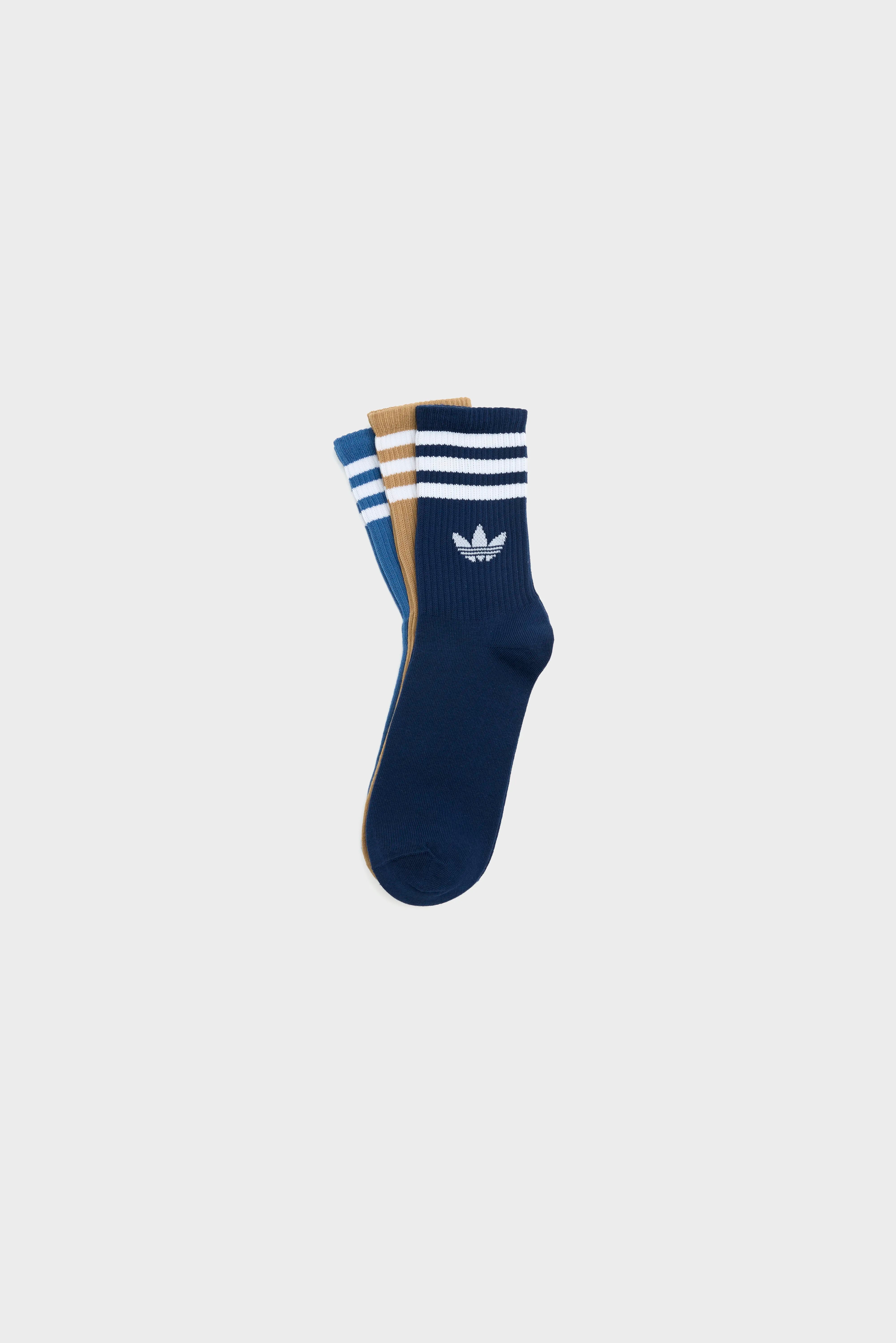 3-Stripes Crew Socks for Men (262 / M / BLUE)