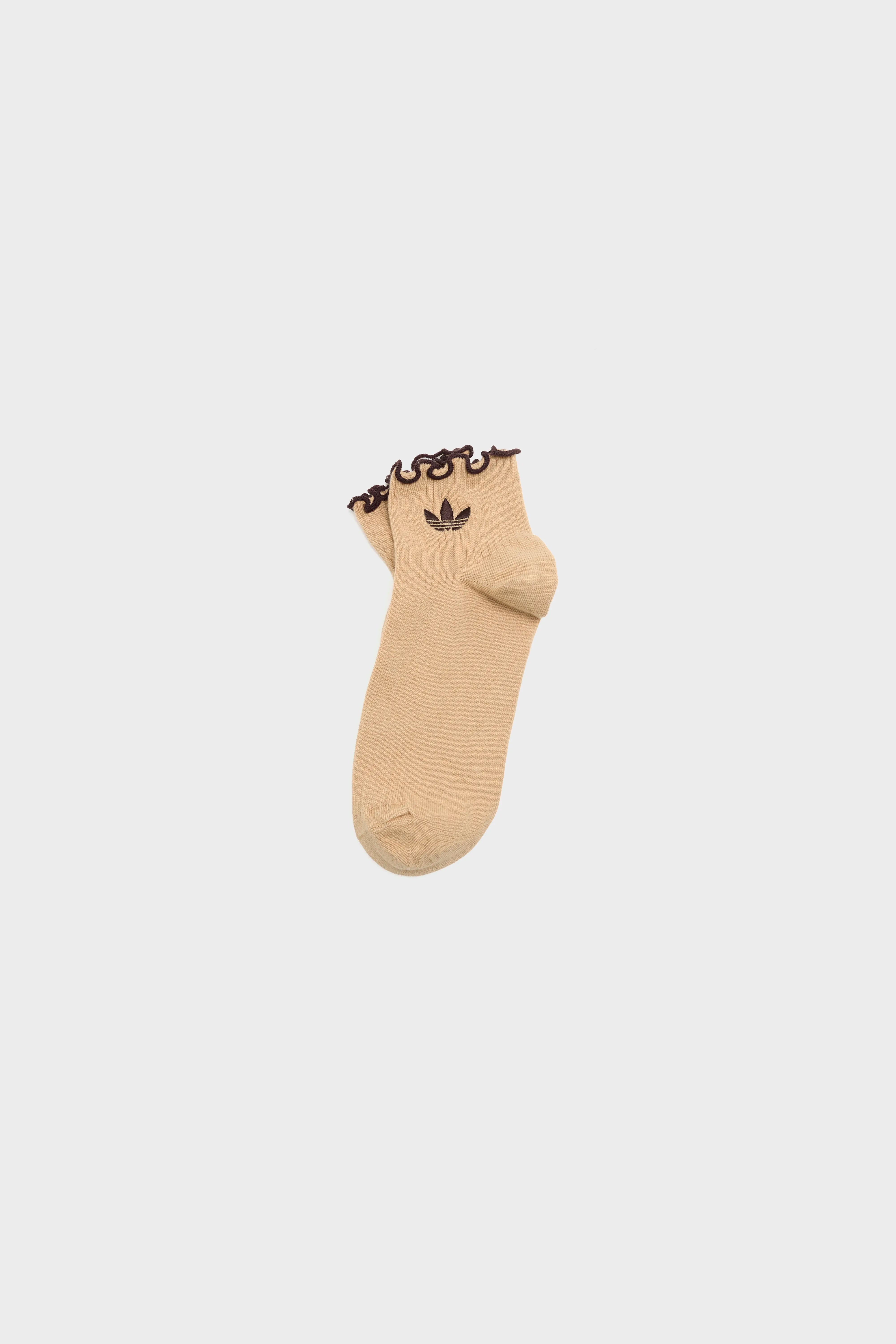 Quarter Sokken met Ruches voor Dames (262 / W / BEIGE)