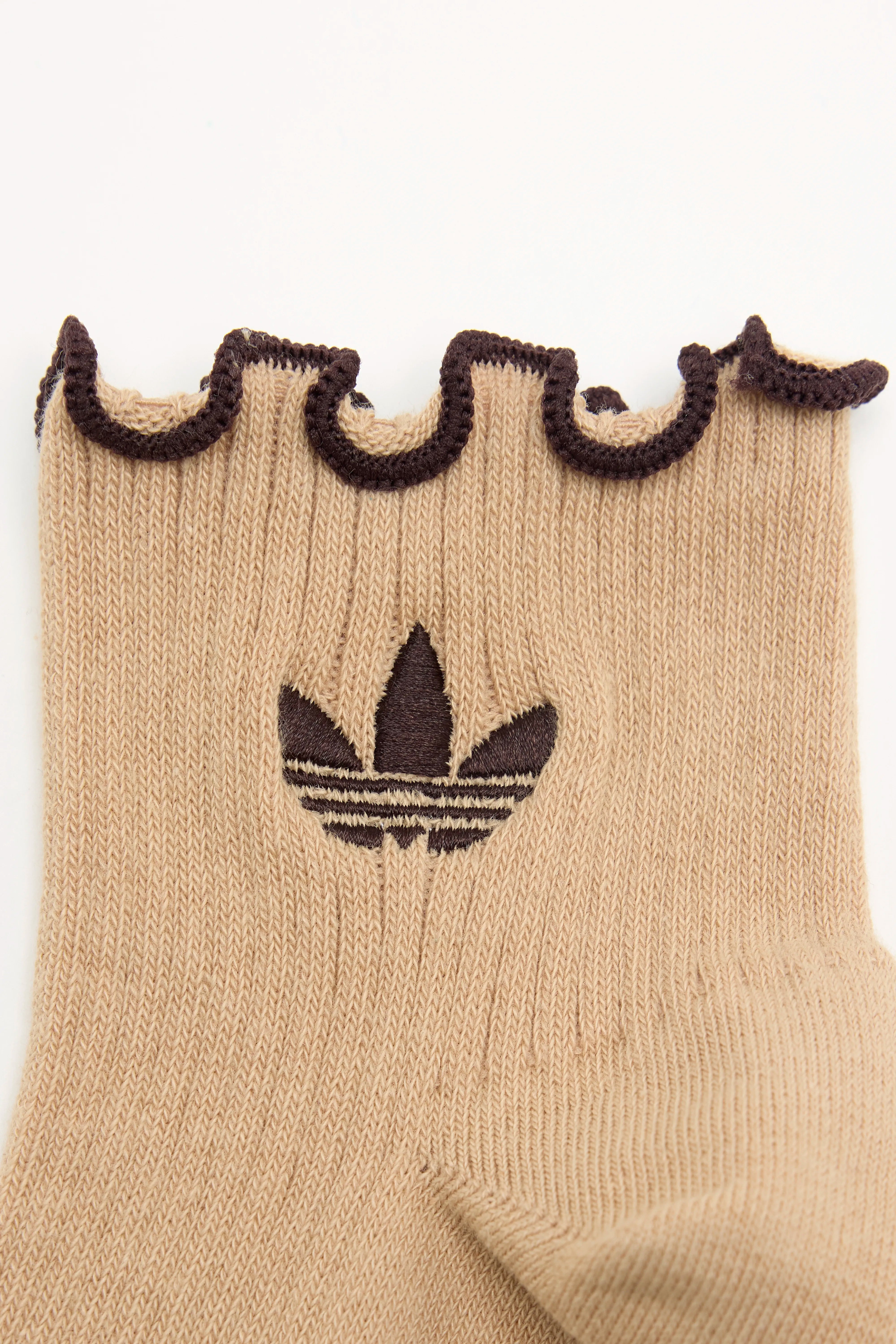 Quarter Sokken met Ruches voor Dames (262 / W / BEIGE)
