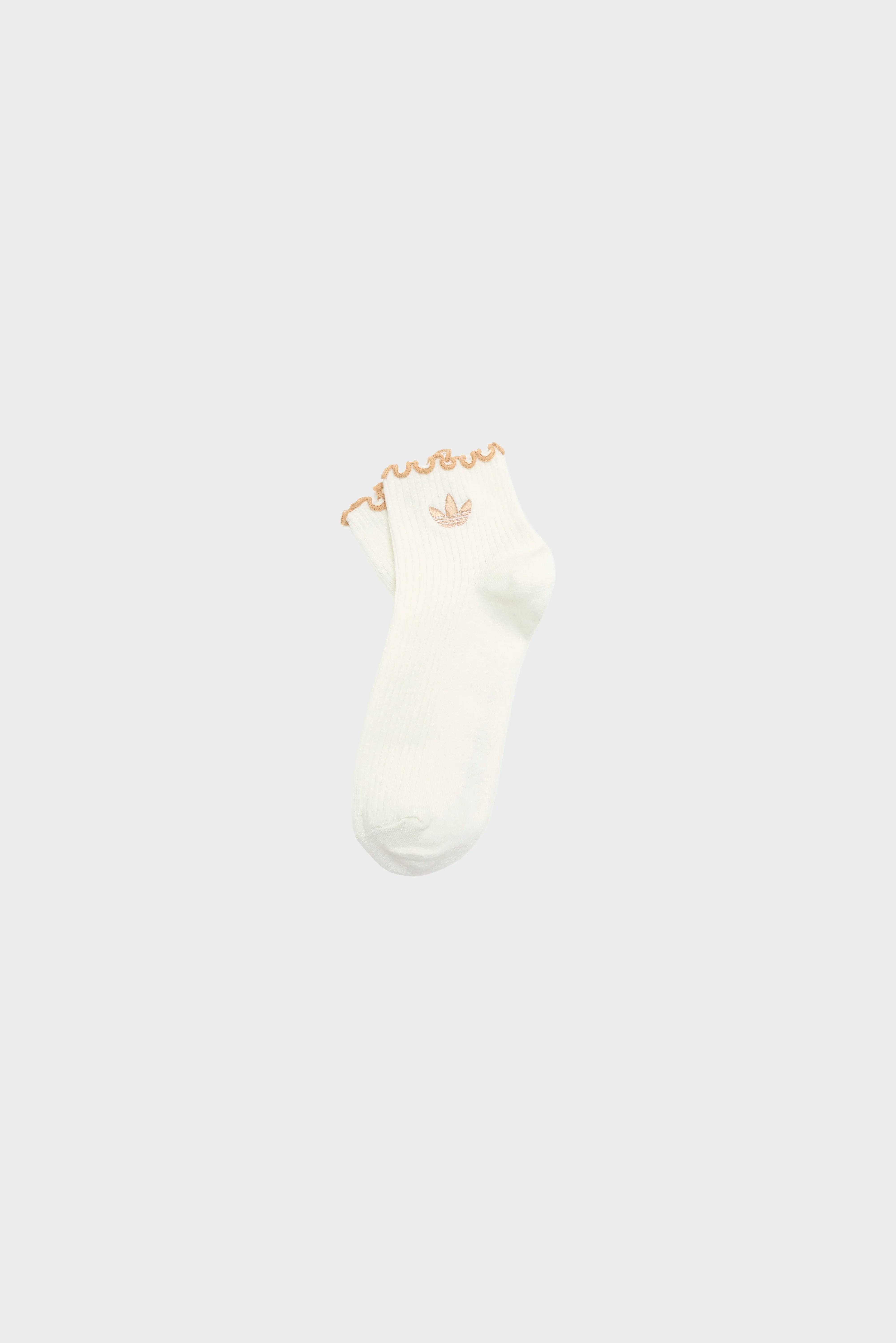 Quarter Sokken met Ruches voor Dames (262 / W / BEIGE)
