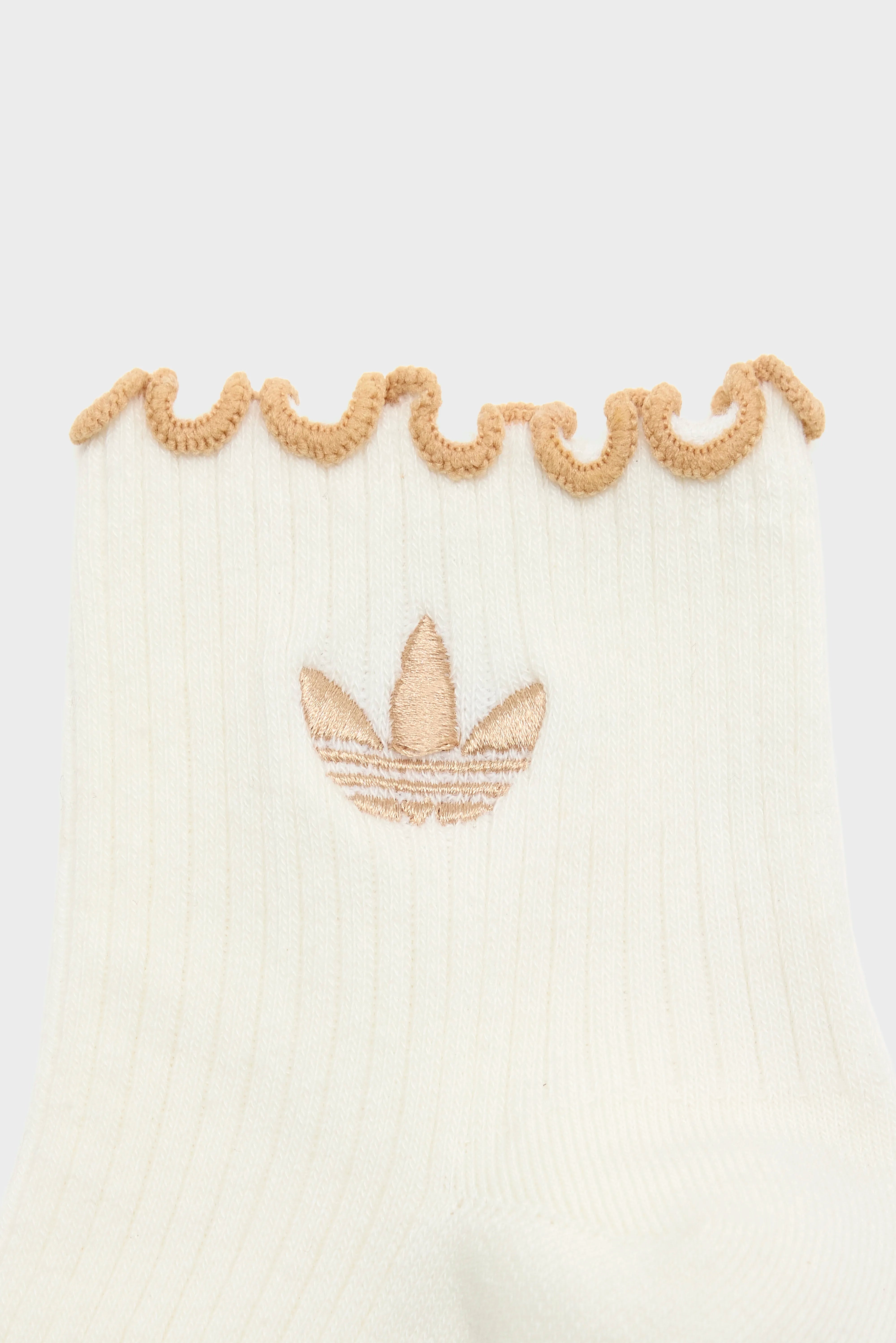 Quarter Sokken met Ruches voor Dames (262 / W / BEIGE)