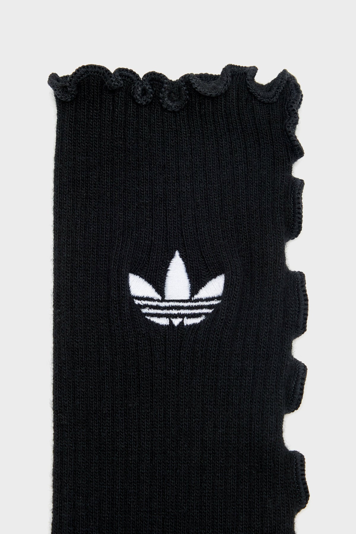 Crew sokken met ruches voor dames (262 / W / BLACK)