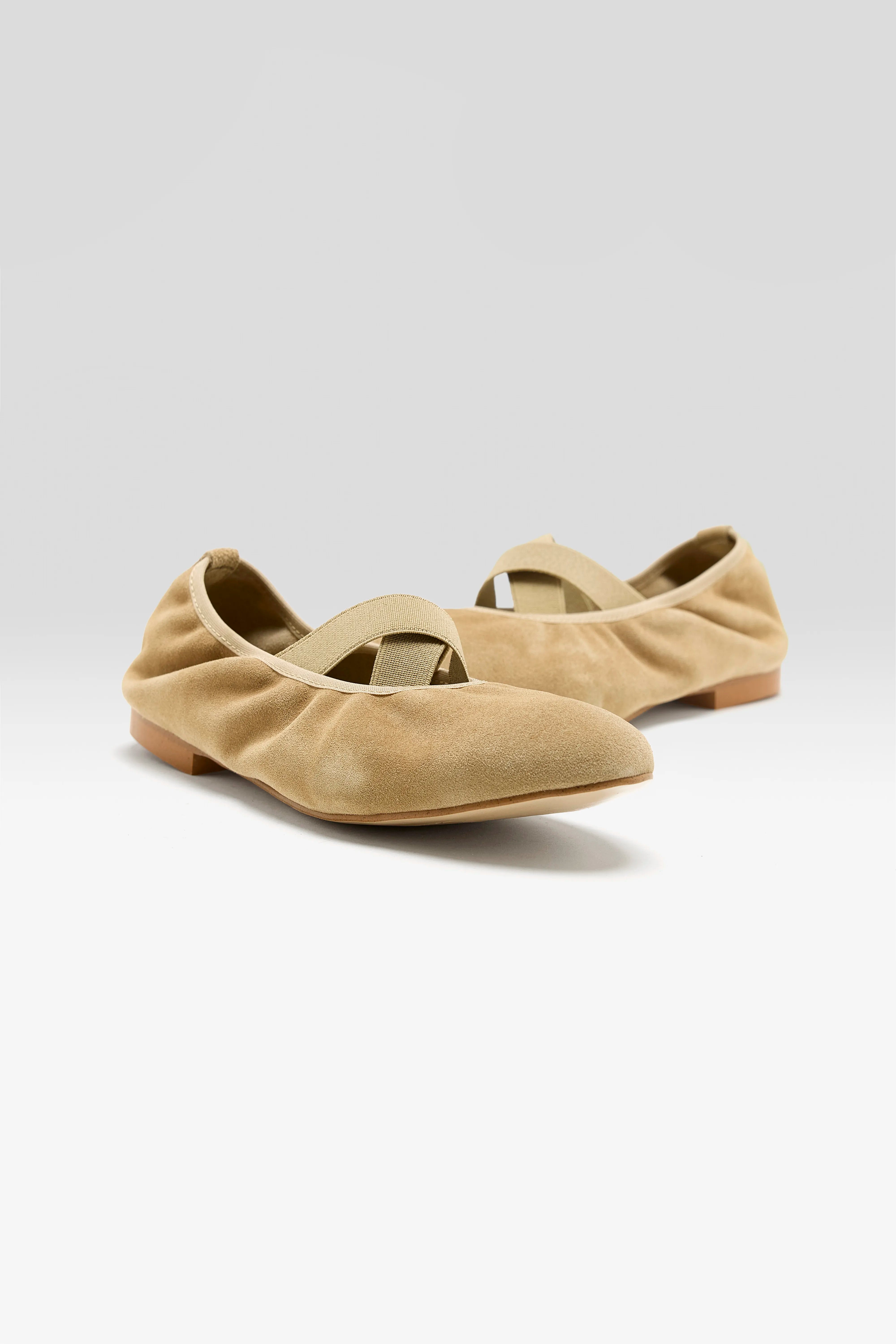 Bettina Ballet Flats (261 / W / BEIGE)