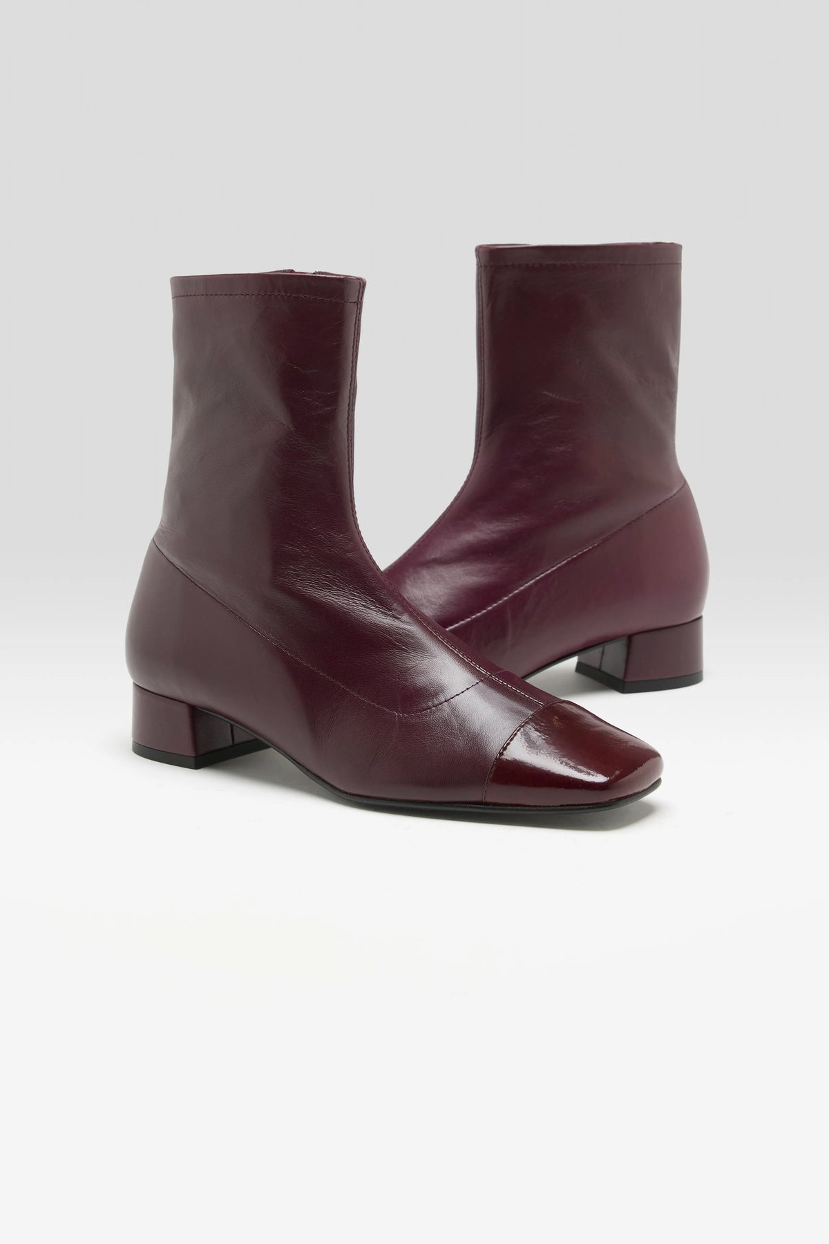 Laurie Ankle Boots (262 / W / BURGUNDY)