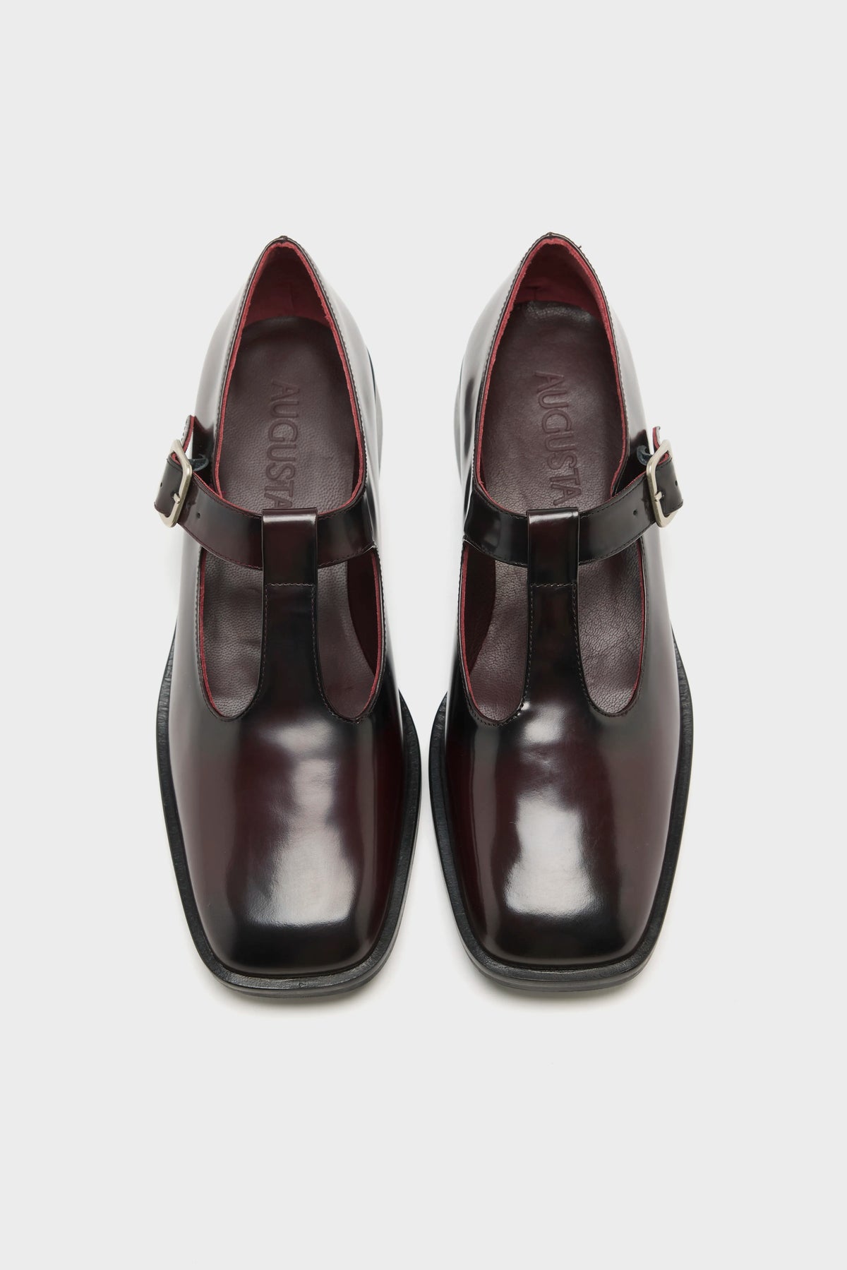 Lucy T-Bar Mary Janes (262 / W / BURGUNDY)