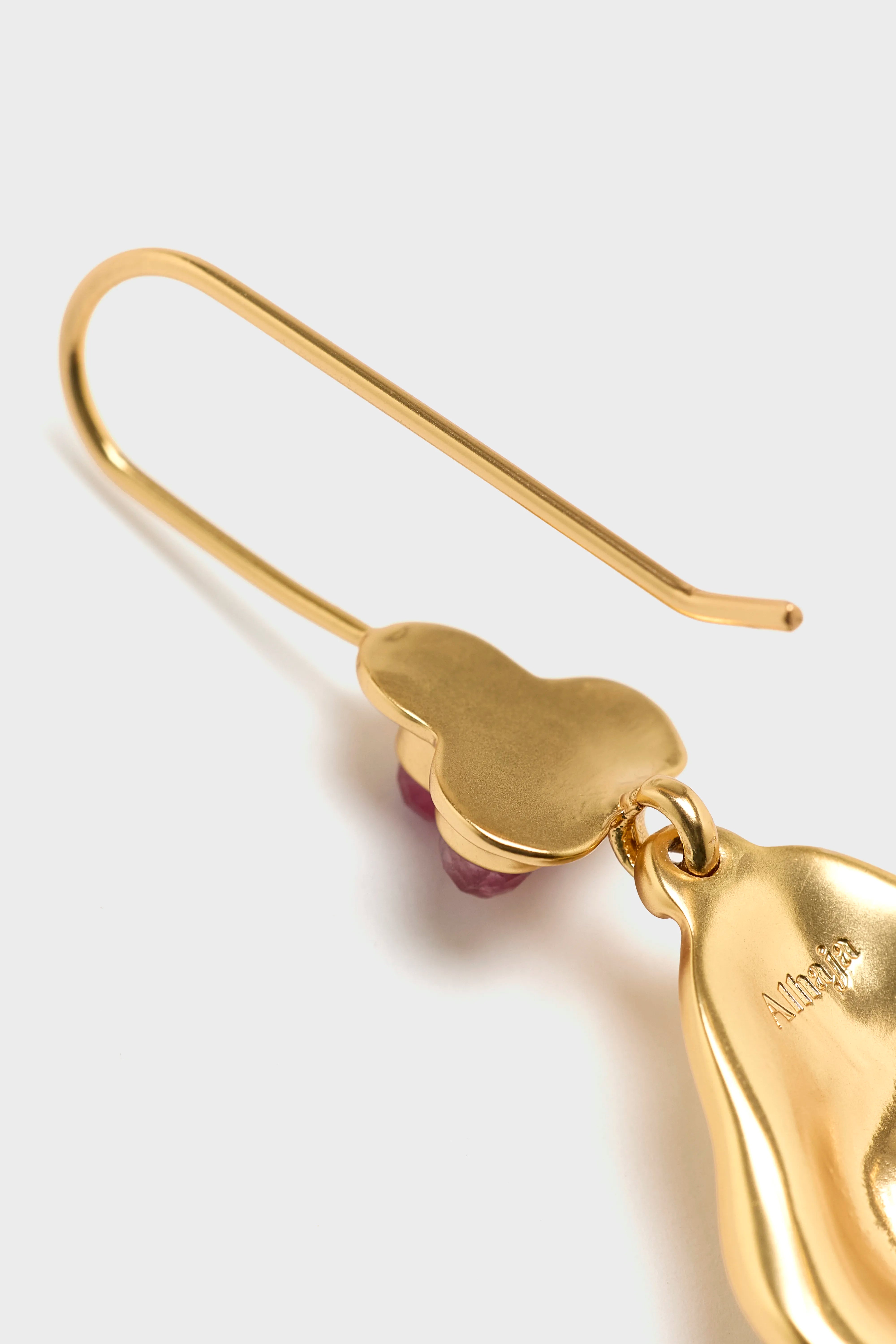 Pitiusa Green Earrings (252 / W / GOLD)