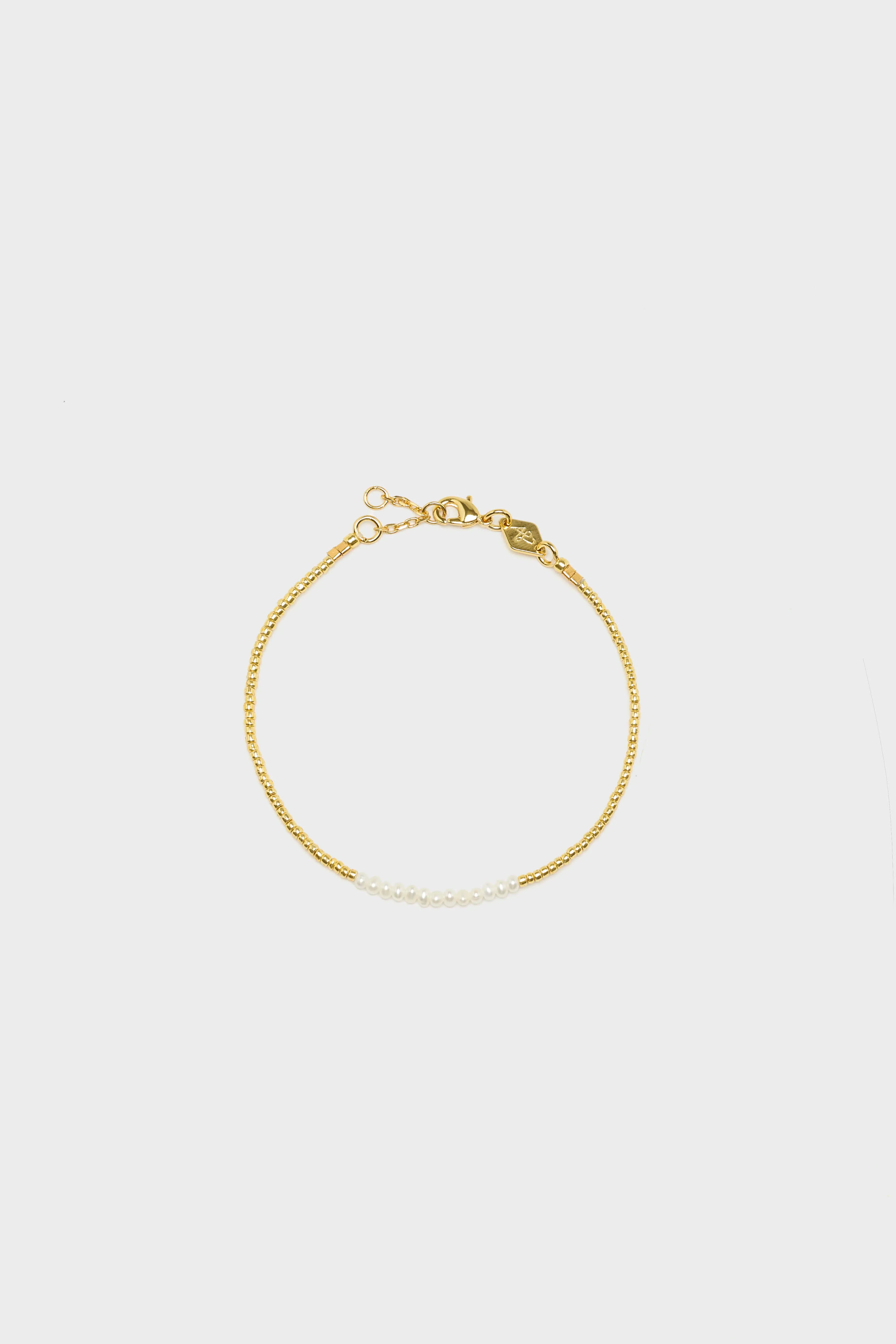 Bracelet Slim Pearly (261 / W / GOLD)