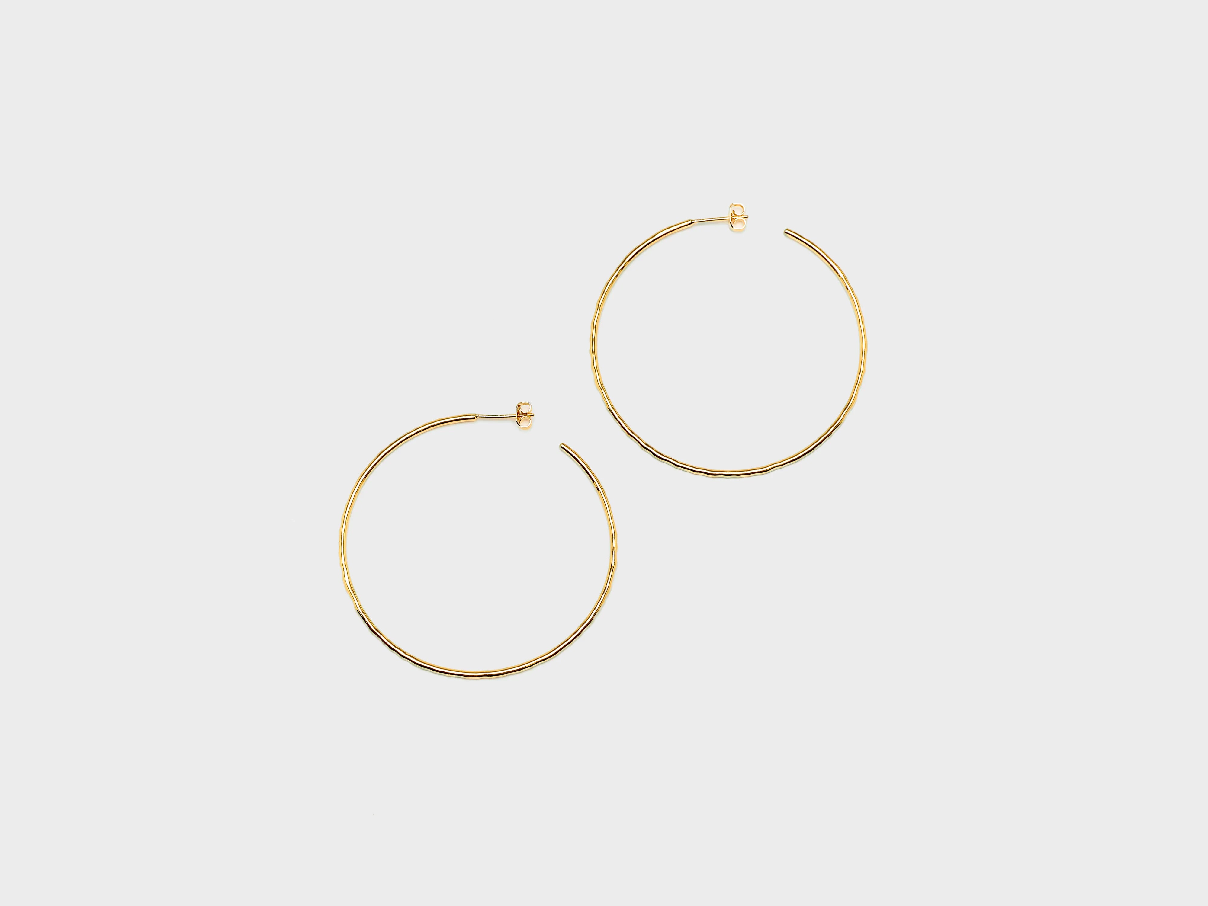 Boucles d'oreilles créoles Illusion (242 / W / GOLD)