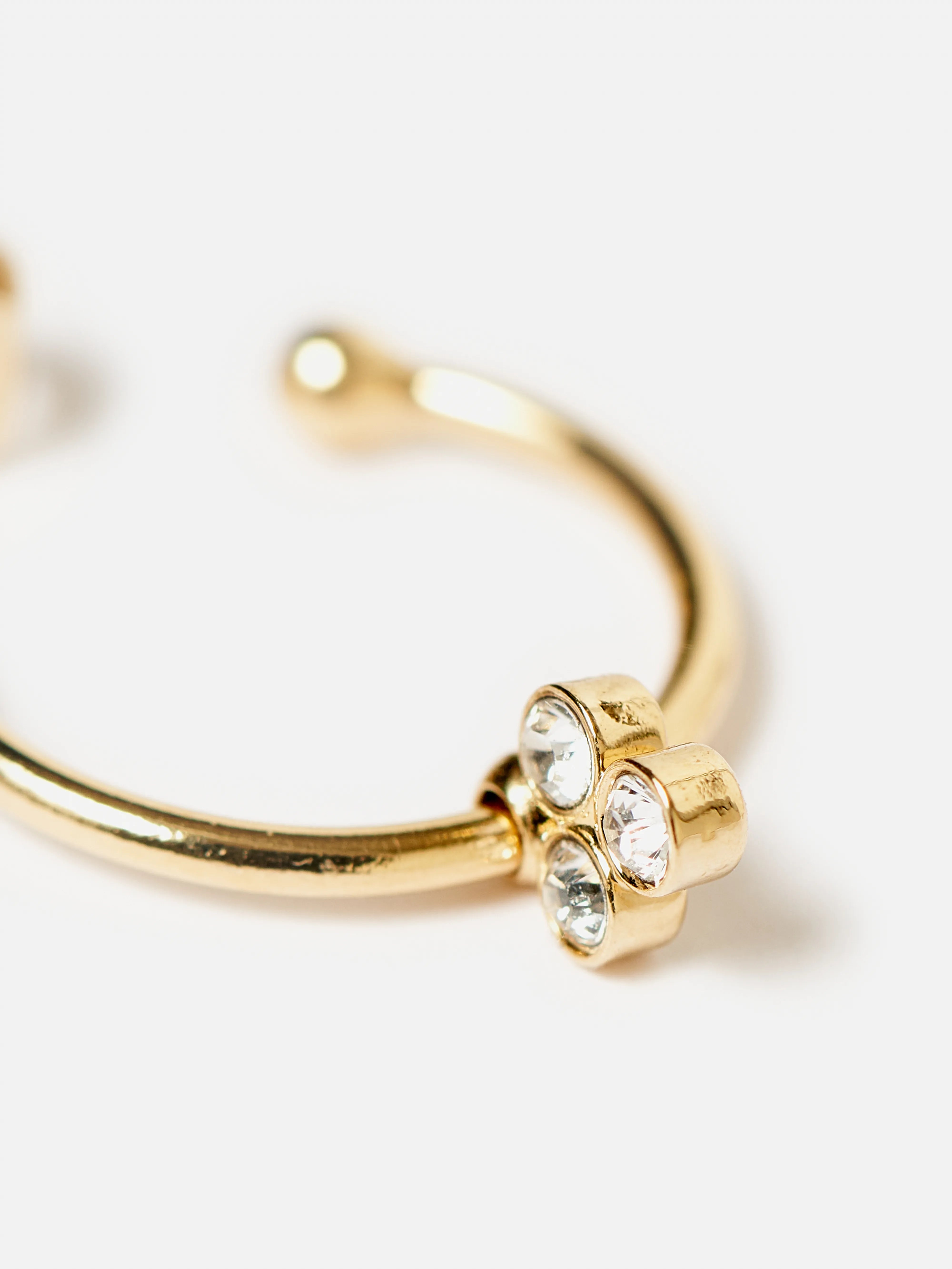 Boucles d'oreilles créoles Melia (242 / W / GOLD)