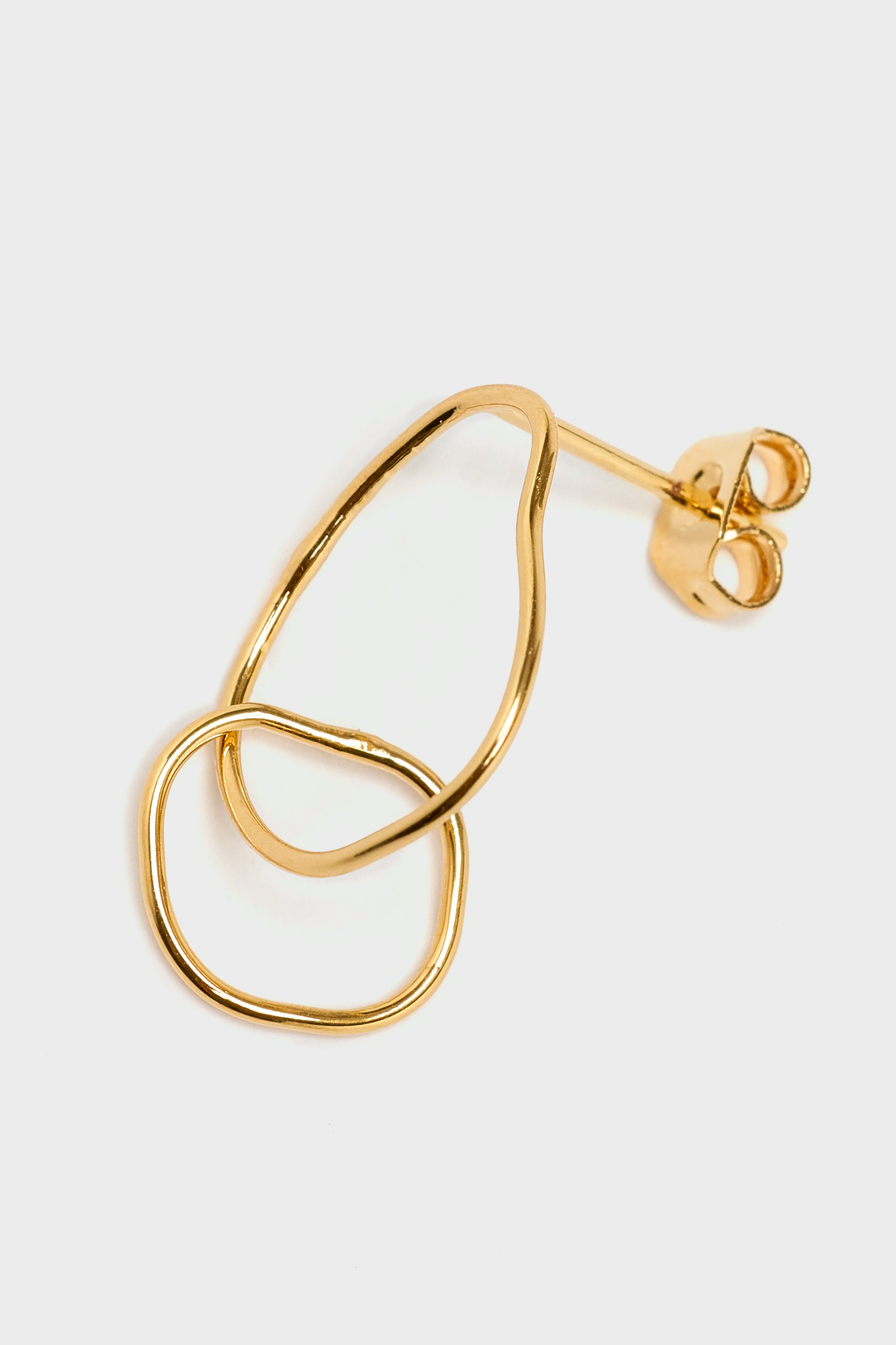 Clous d'oreilles Doubles Capucine (251 / W / GOLD)