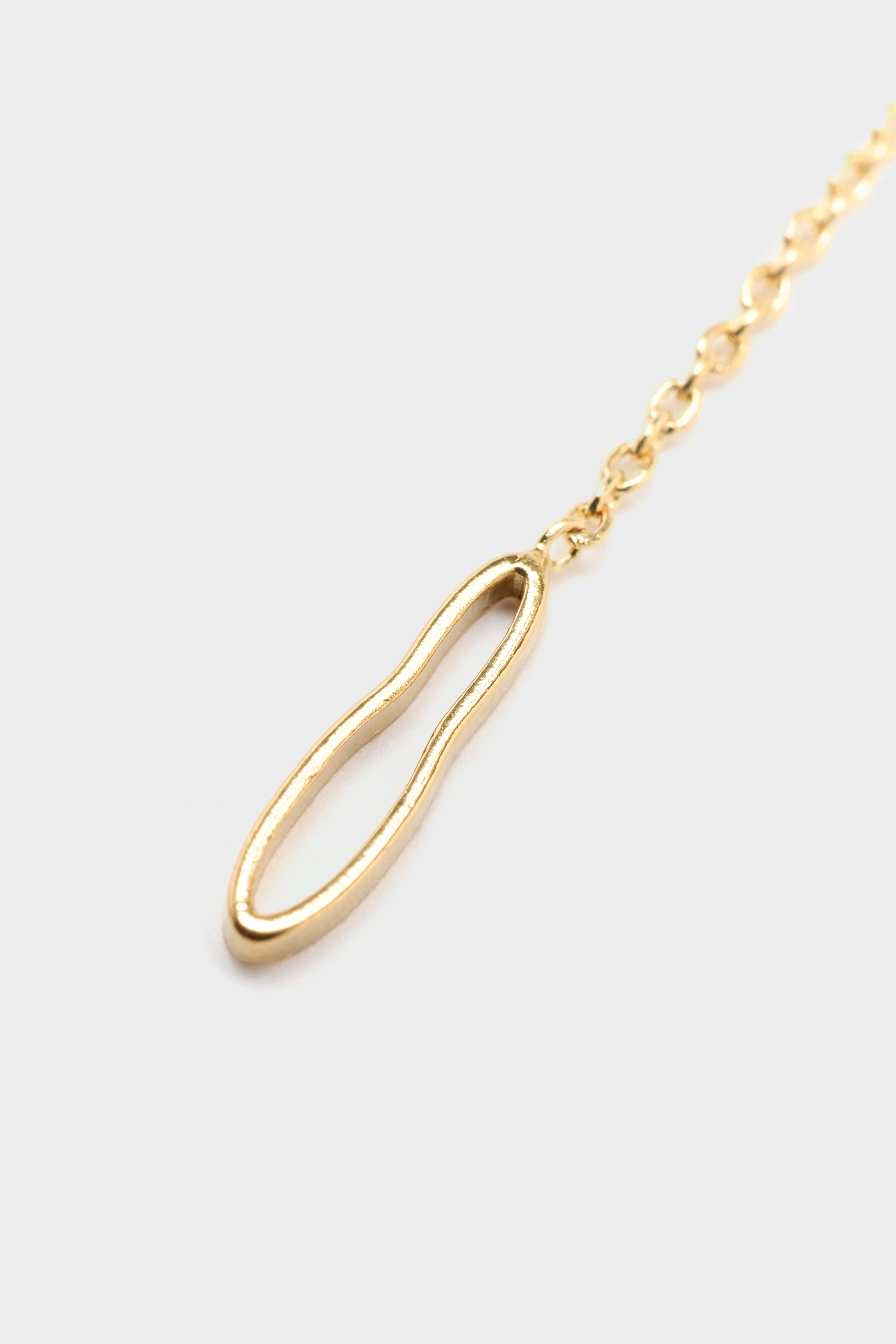 Songe Adjustable Chain Earrings (252 / W / GOLD)