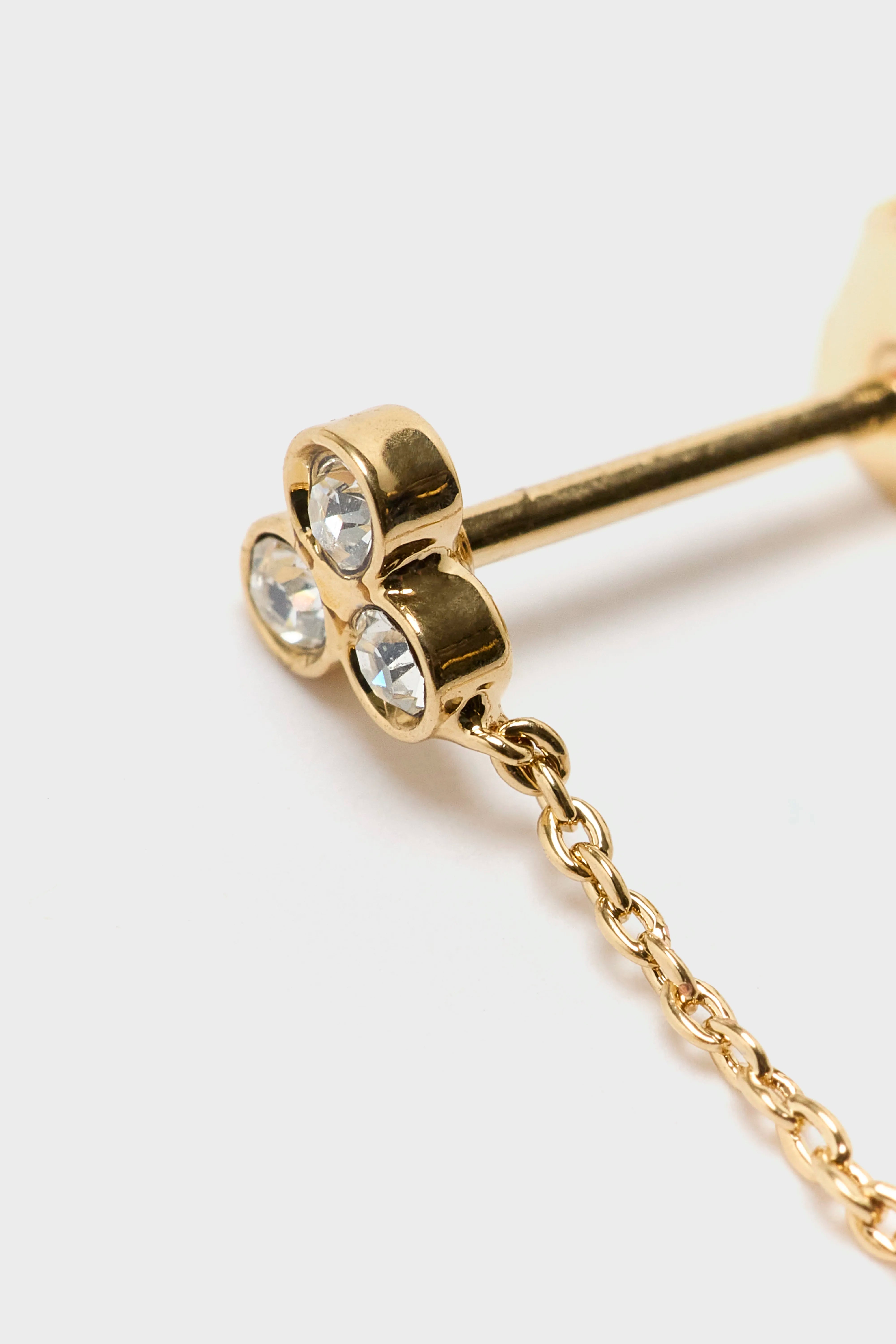 Melia Chain Earrings (252 / W / GOLD)