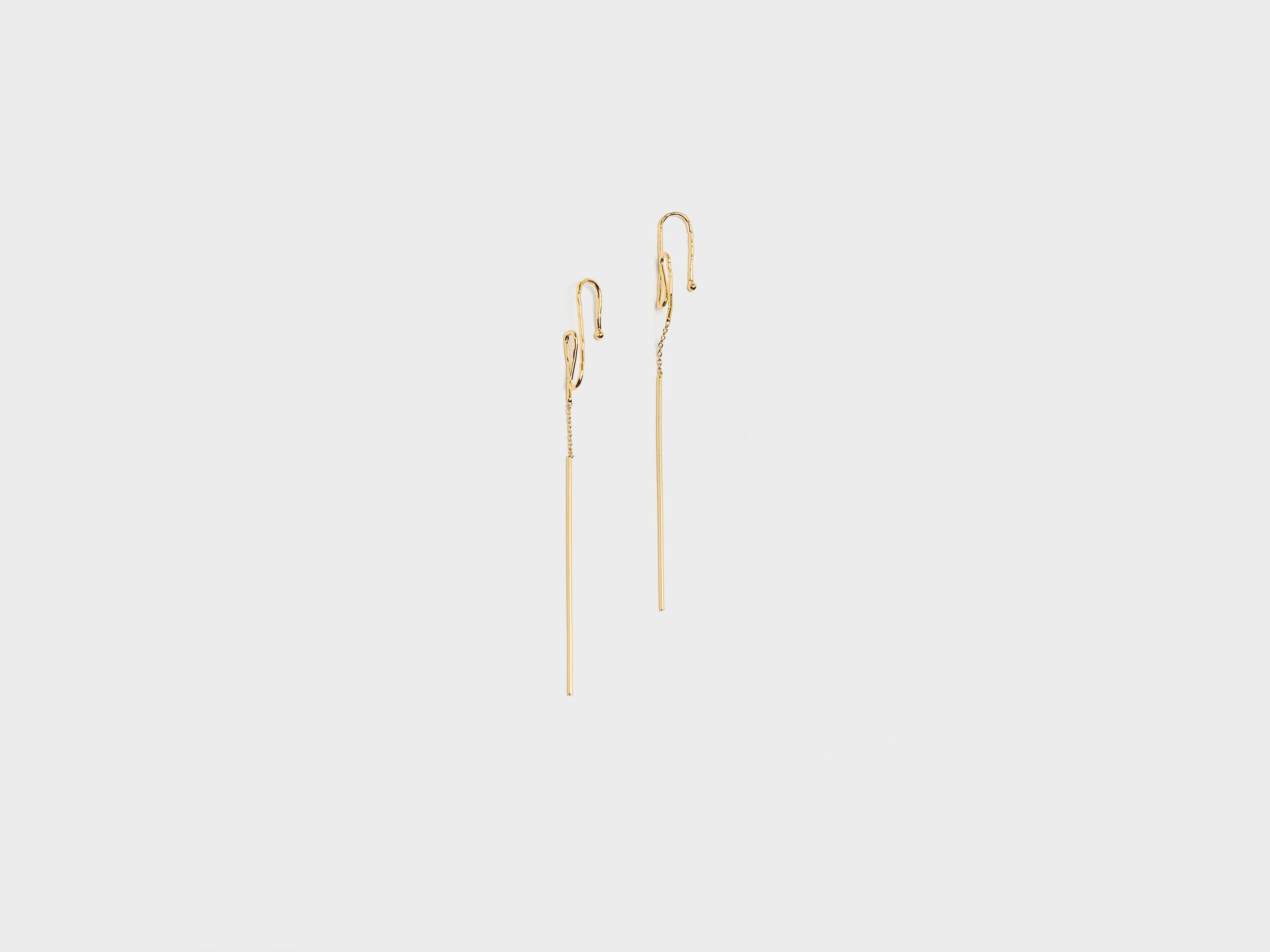 Boucles d'oreilles Ear Cuff à pendentif Alba (262 / W / GOLD)