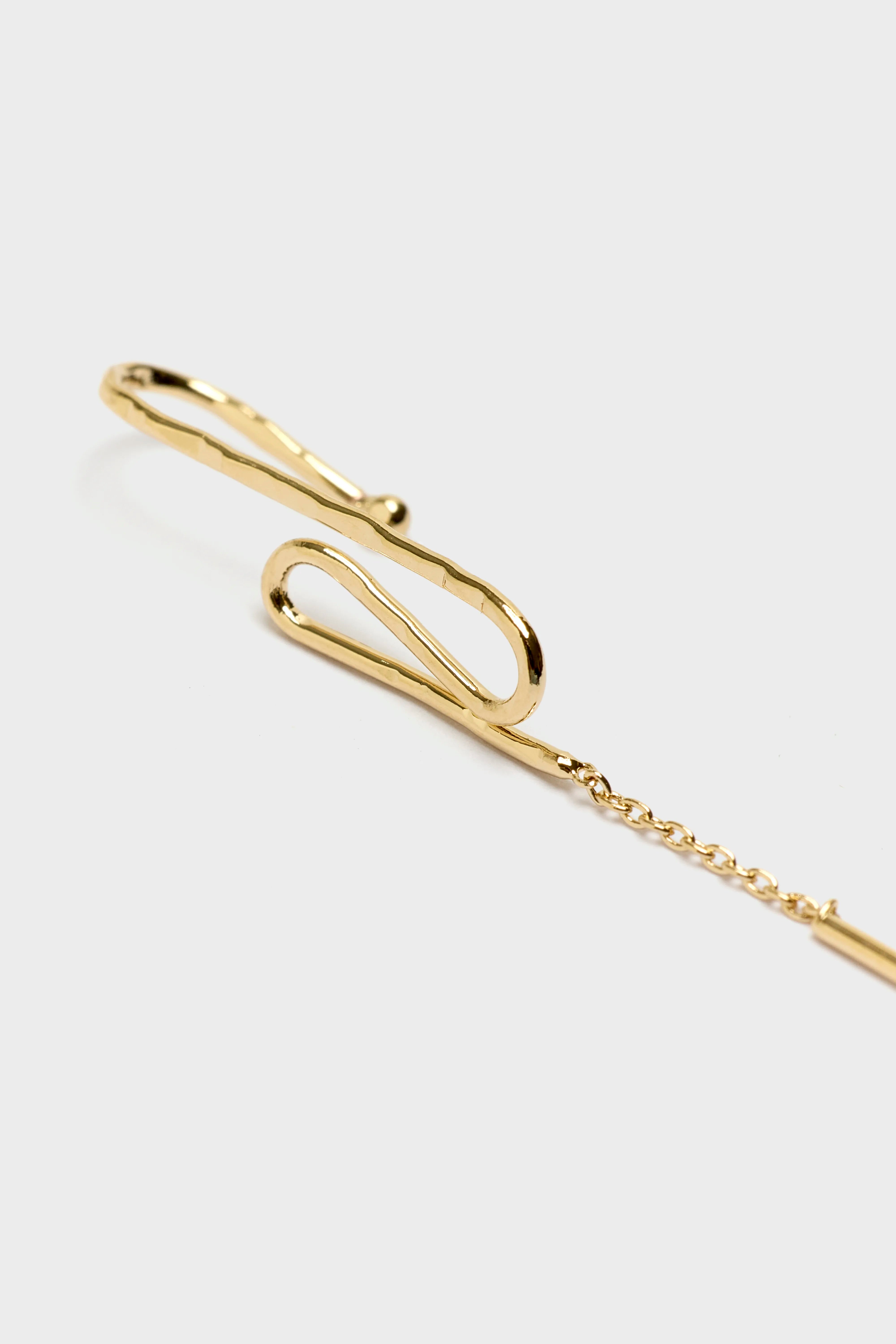 Boucles d'oreilles Ear Cuff à pendentif Alba (262 / W / GOLD)