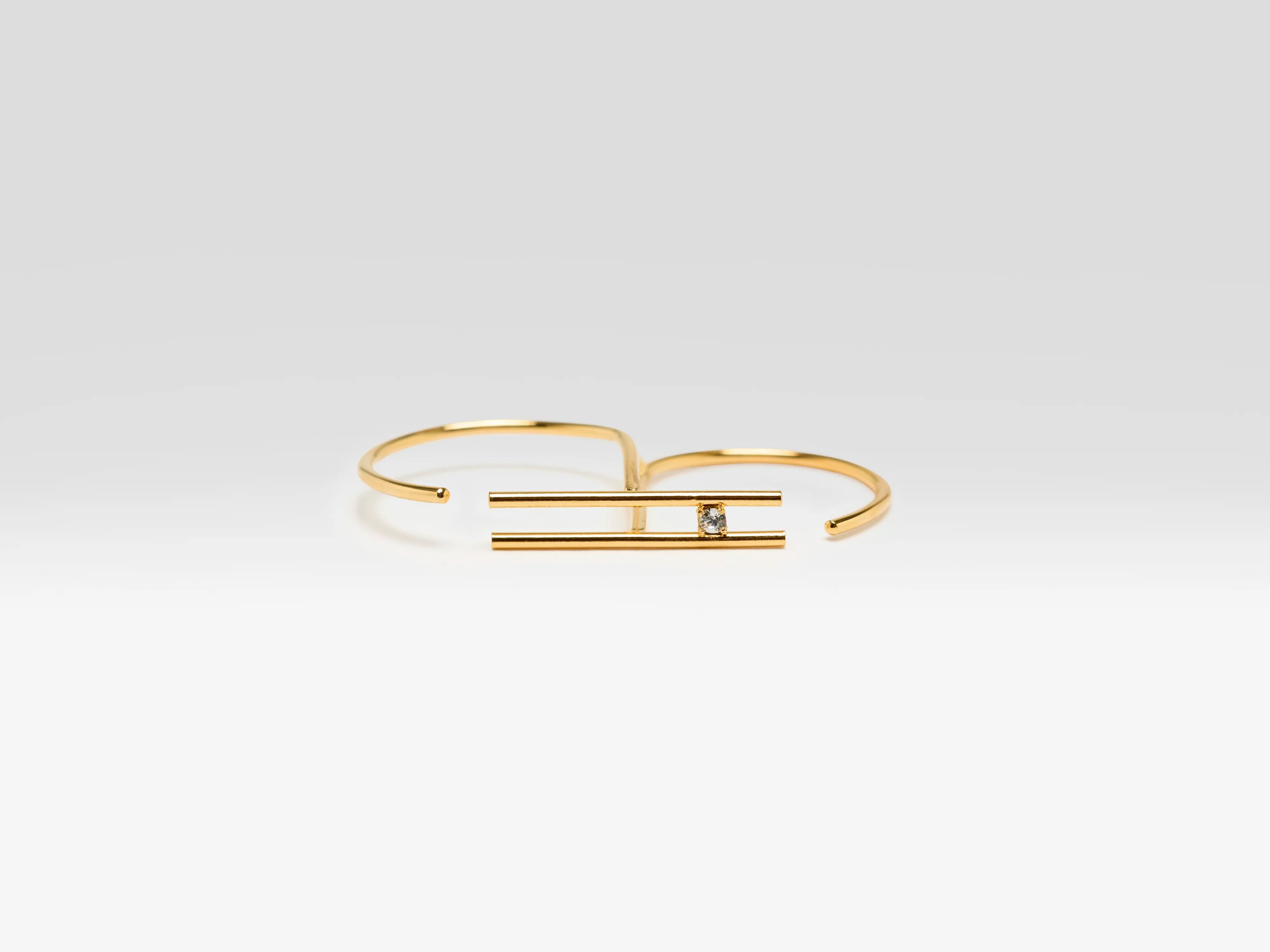 Bague double Scarlett (262 / W / GOLD)