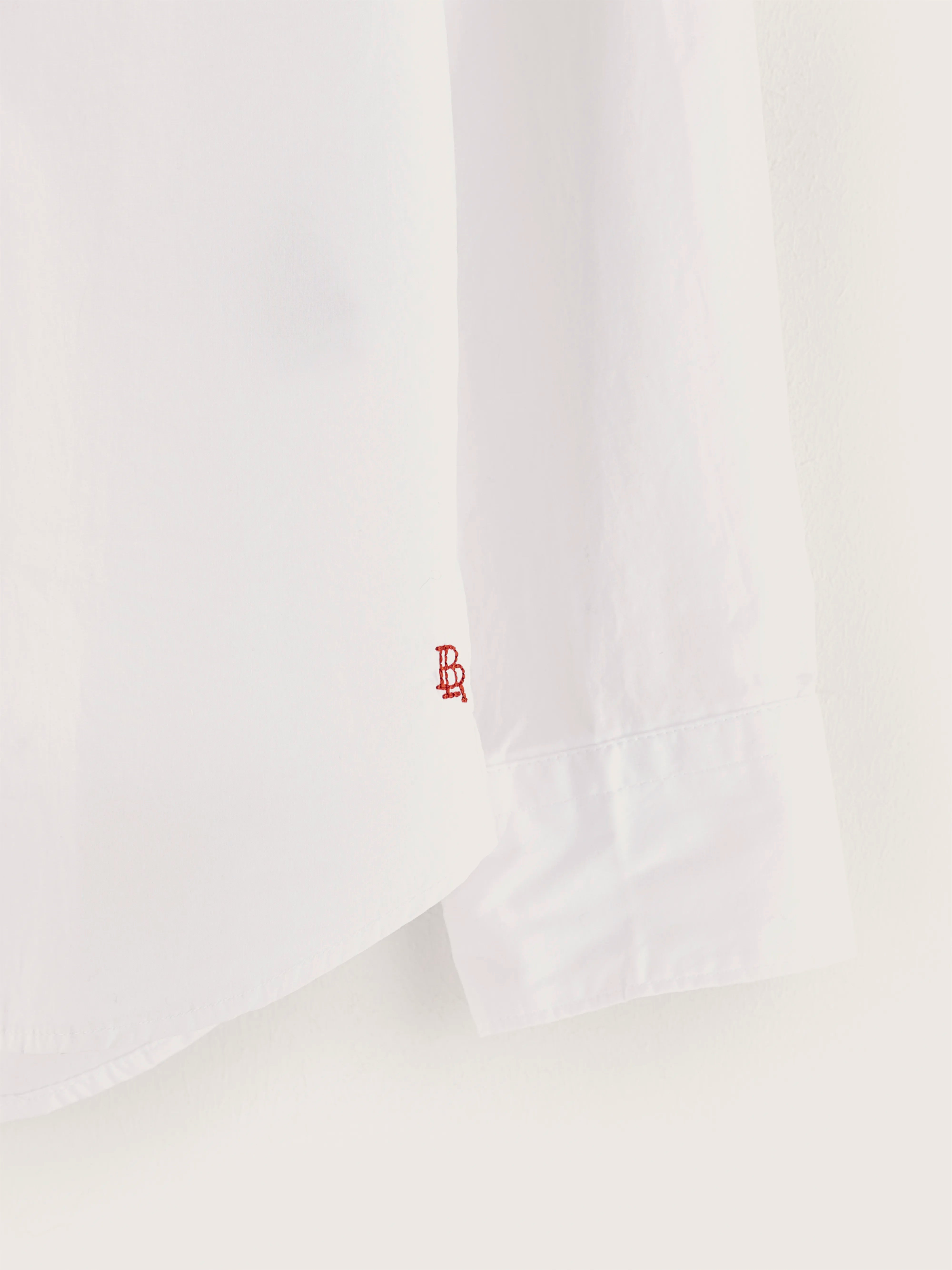 Ganix poplin shirt   (242 / B / WHITE)