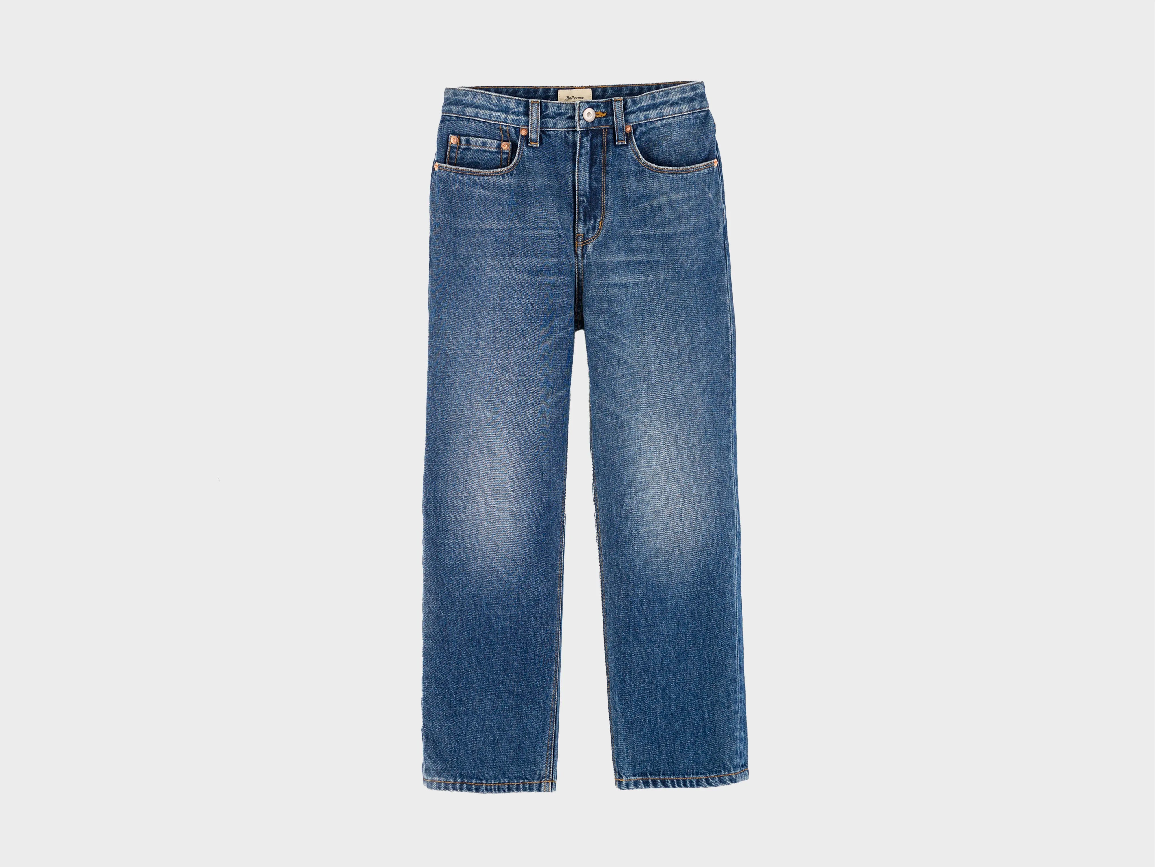 Peters wide mid-blue jeans (242 / B / VINTAGE MD BLUE)