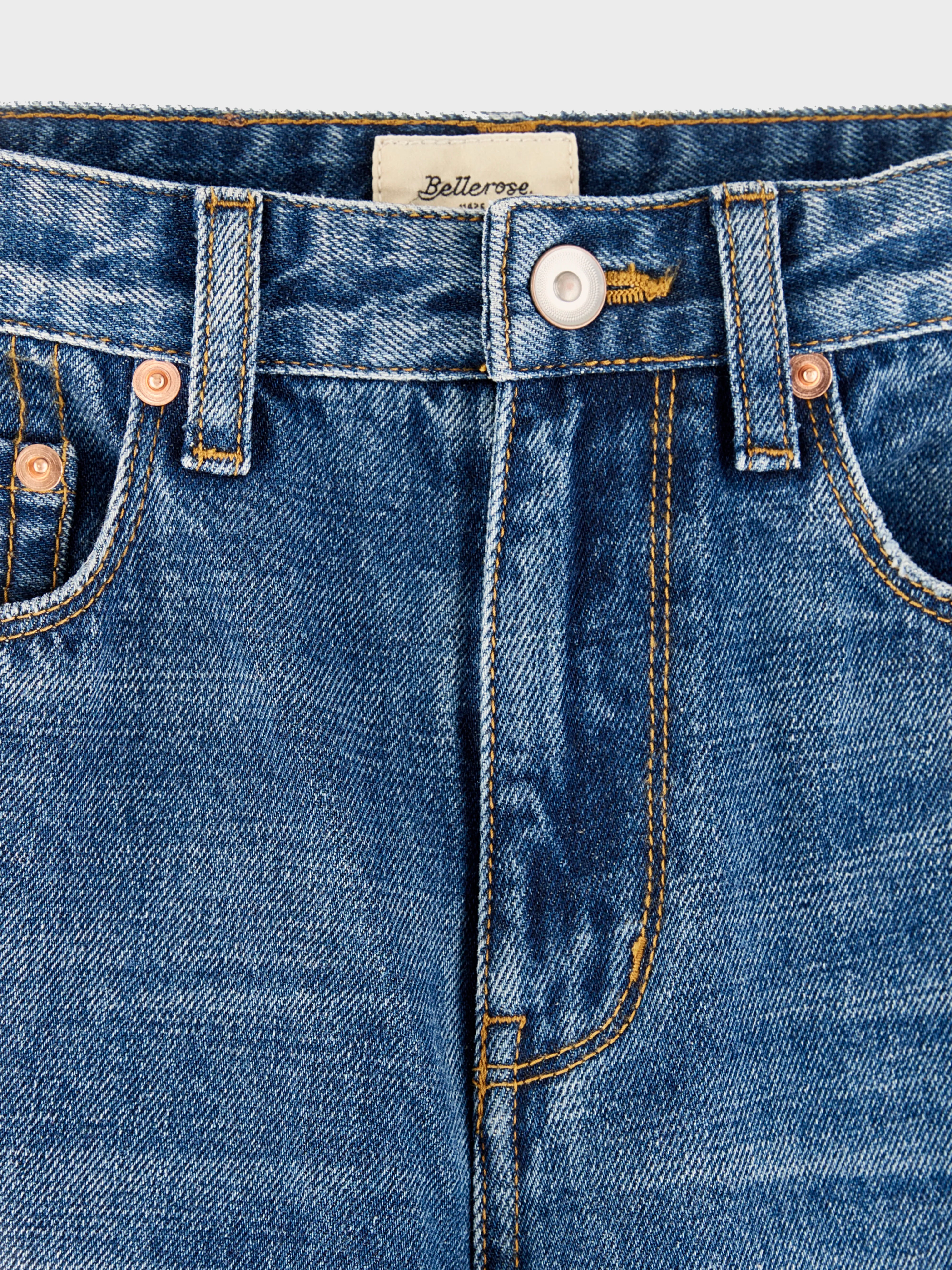 Peters wide mid-blue jeans (242 / B / VINTAGE MD BLUE)