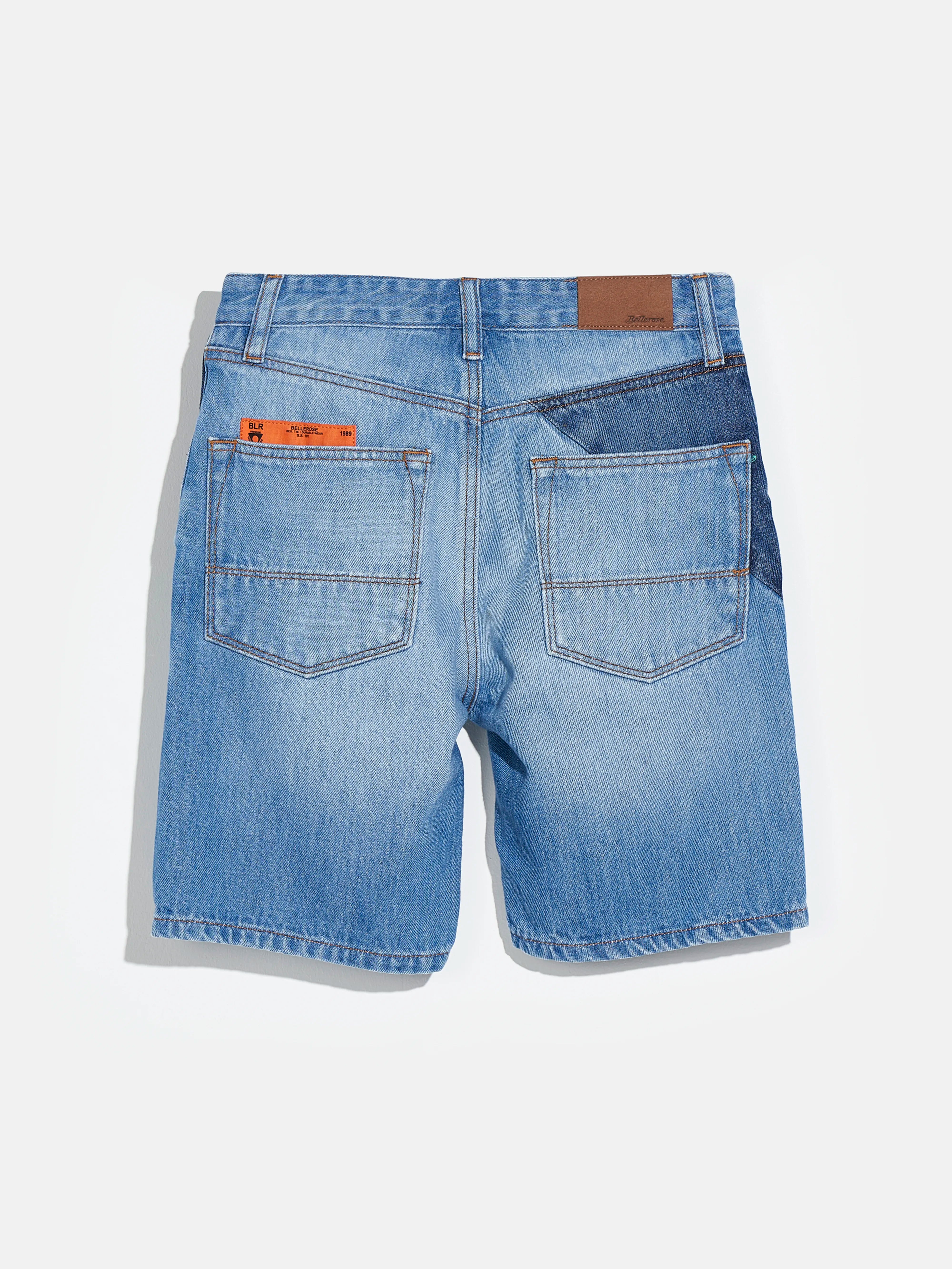 short padro (241 / B / MD BLUE BLEACH)