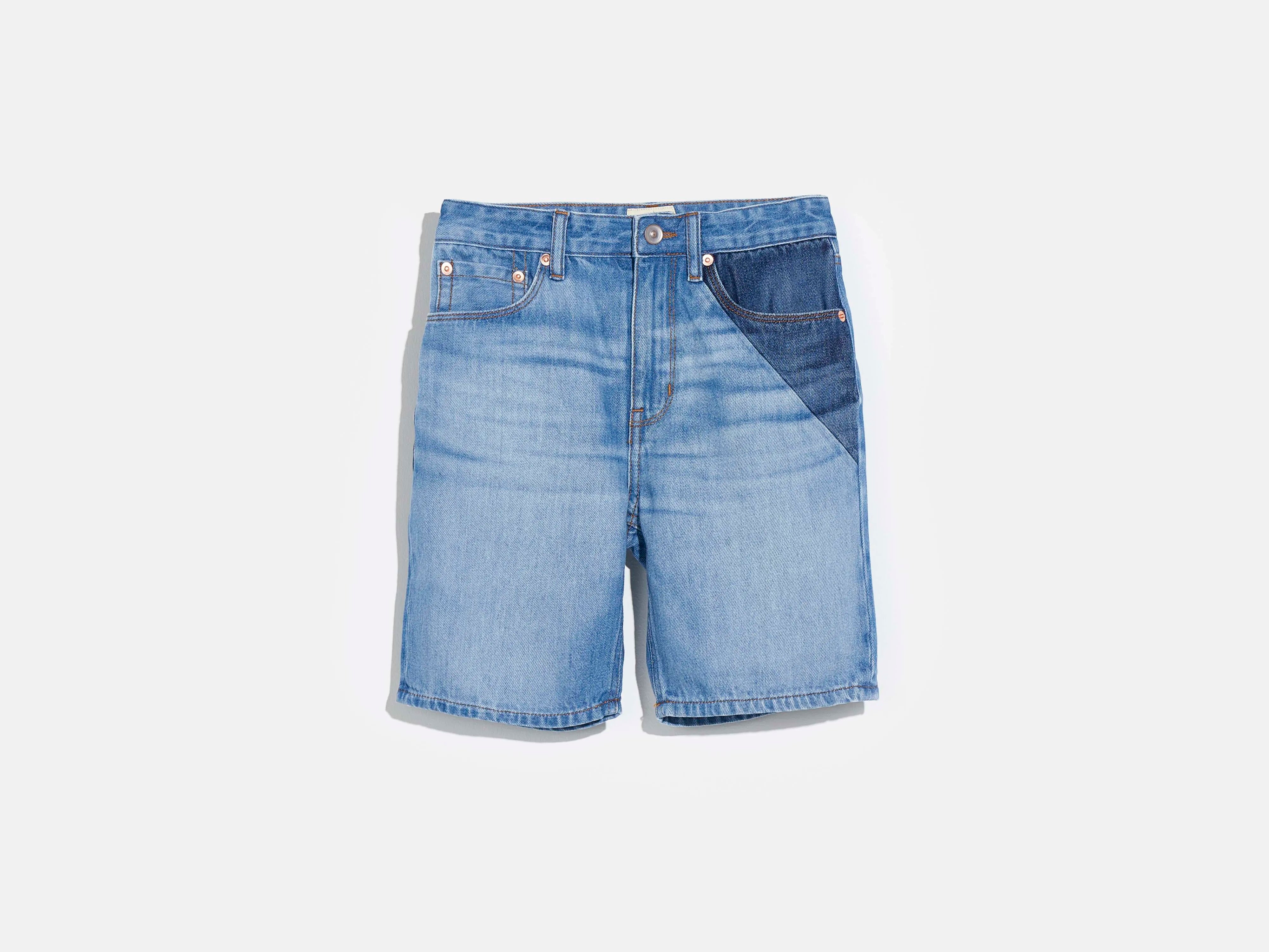 short padro (241 / B / MD BLUE BLEACH)