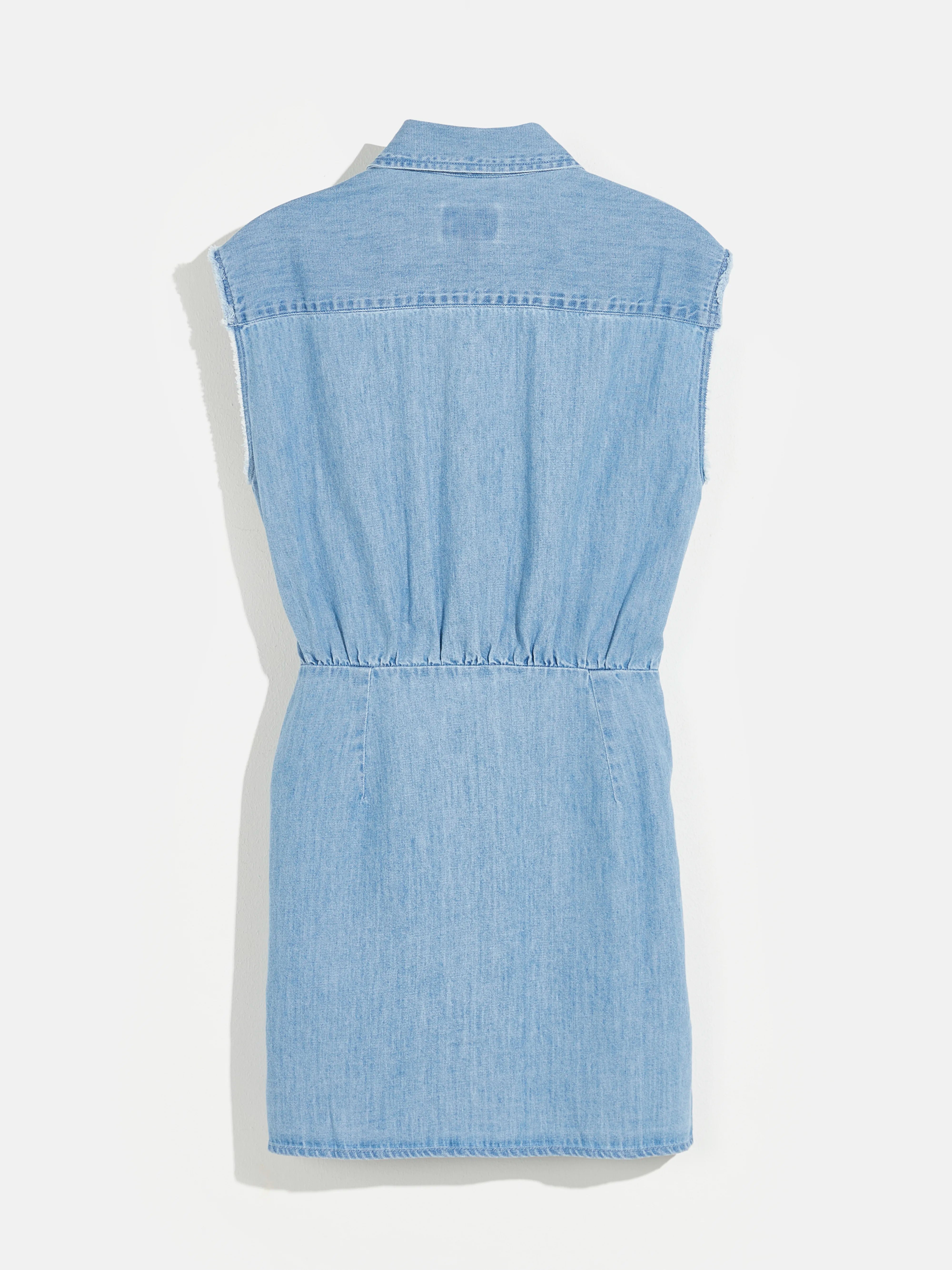 robe violet (241 / G / MD BLUE BLEACH)