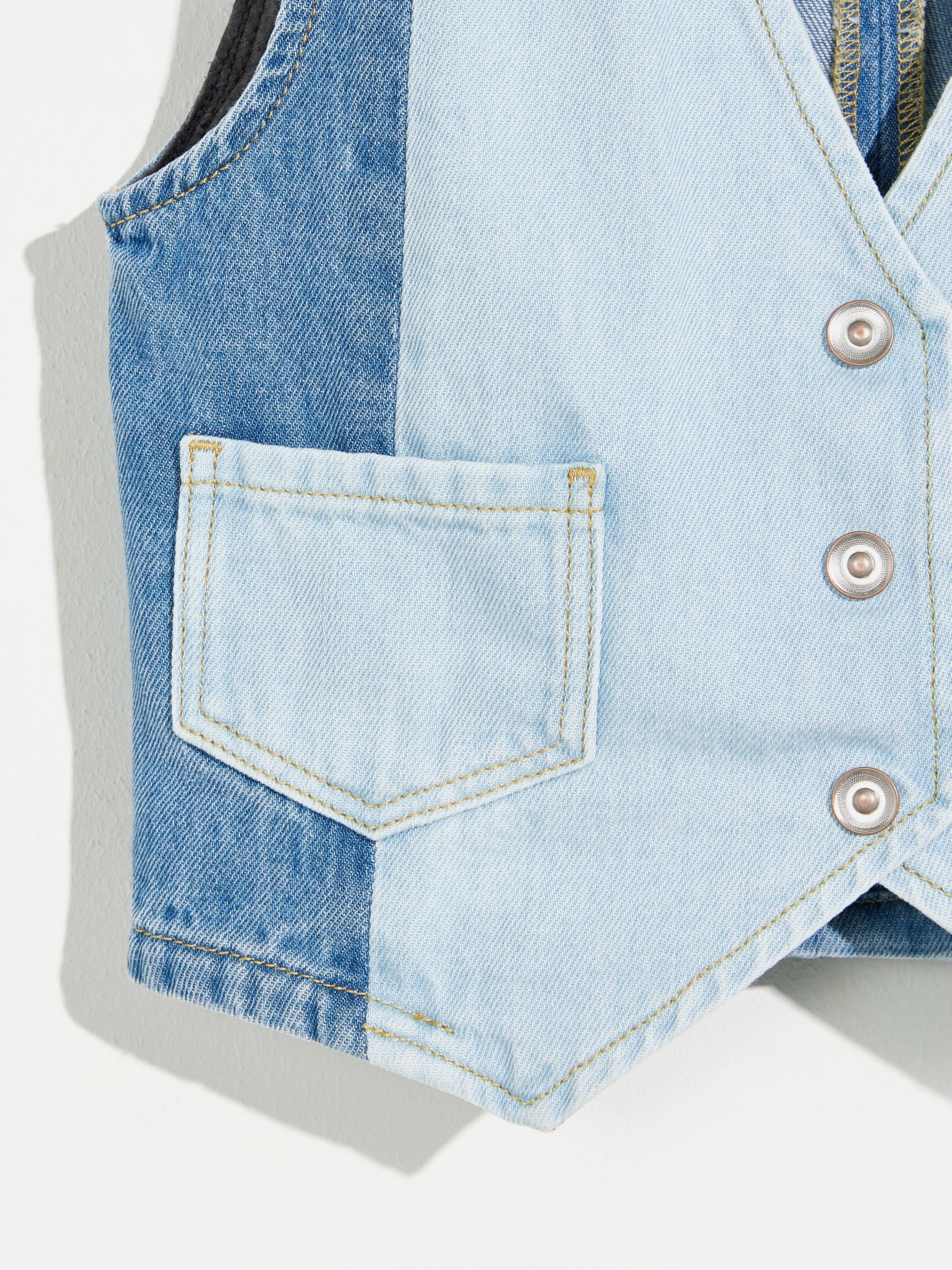 punkie vest (241 / G / MD BLUE BLEACH)