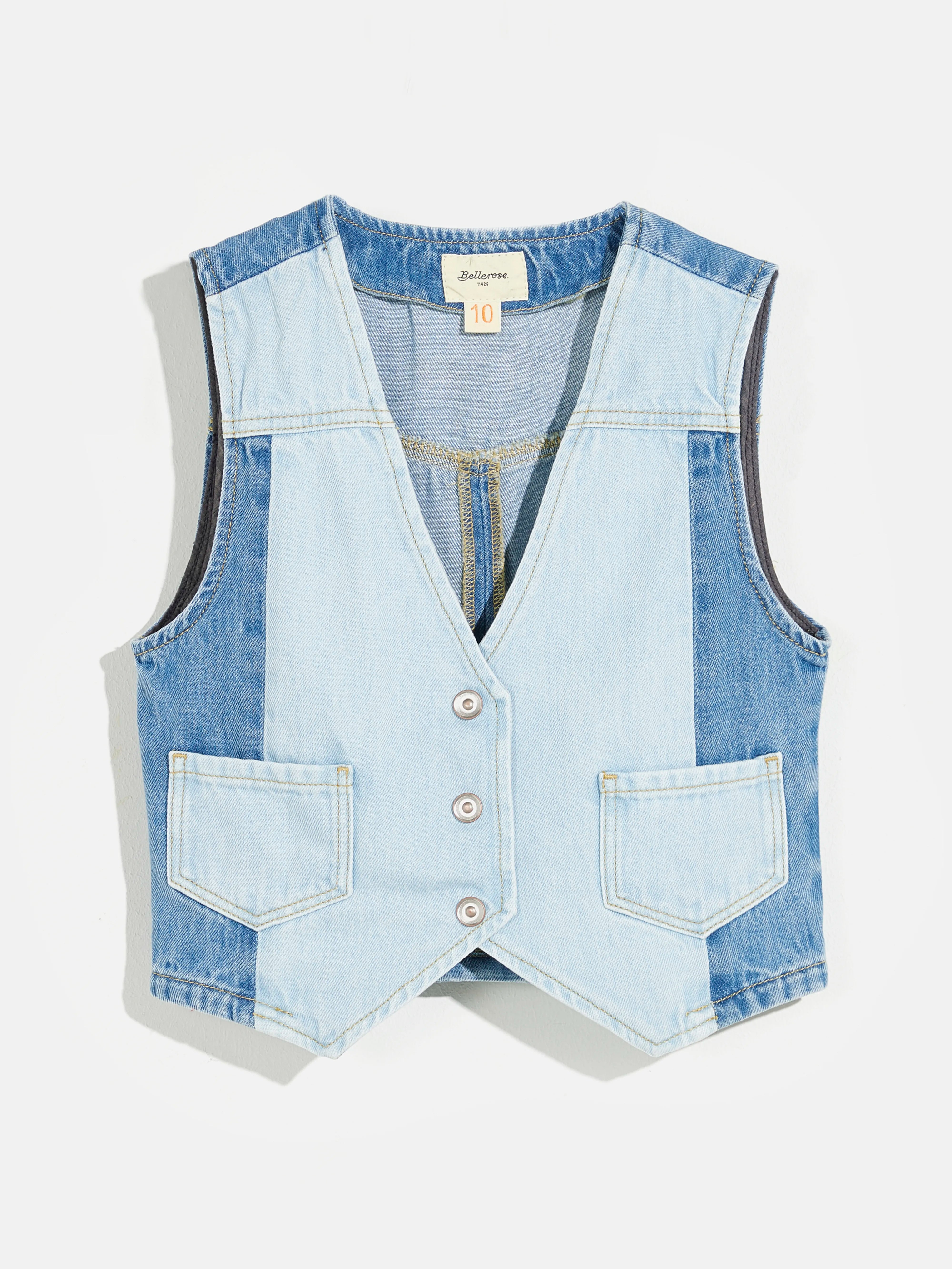 punkie vest (241 / G / MD BLUE BLEACH)