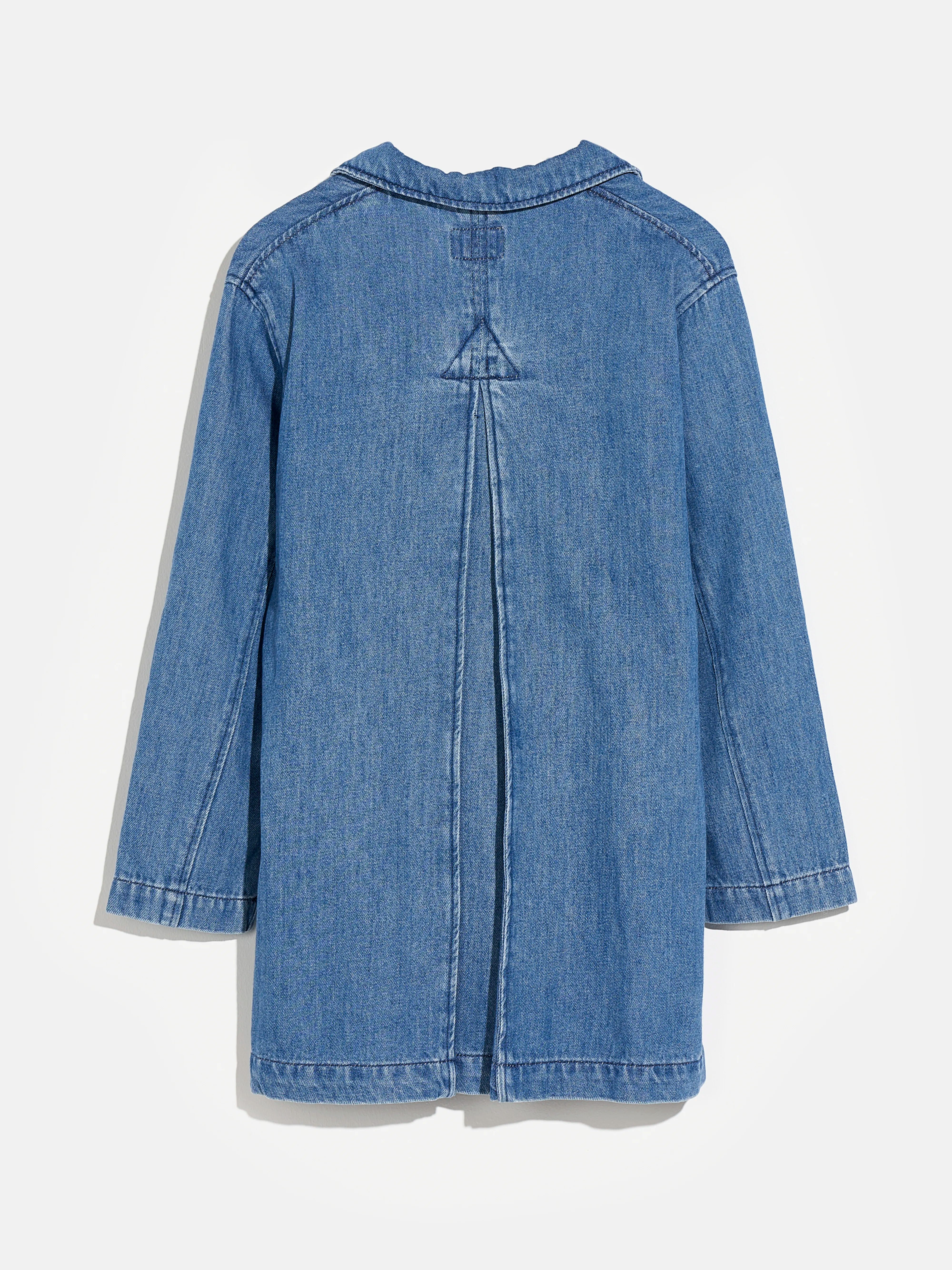 perky coat (241 / G / MD BLUE BLEACH)