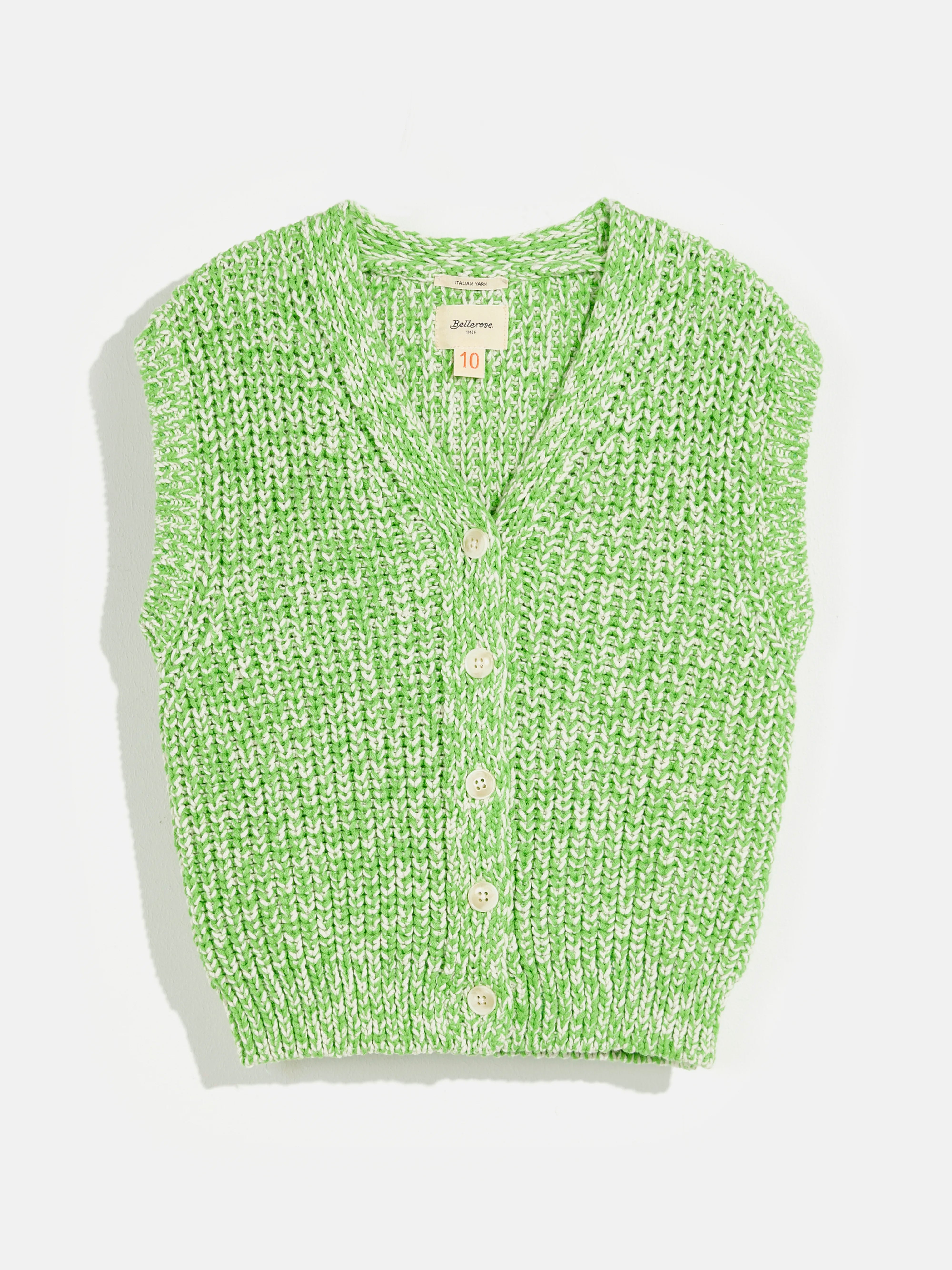 cardigan sans manches afil (241 / G / ACID)