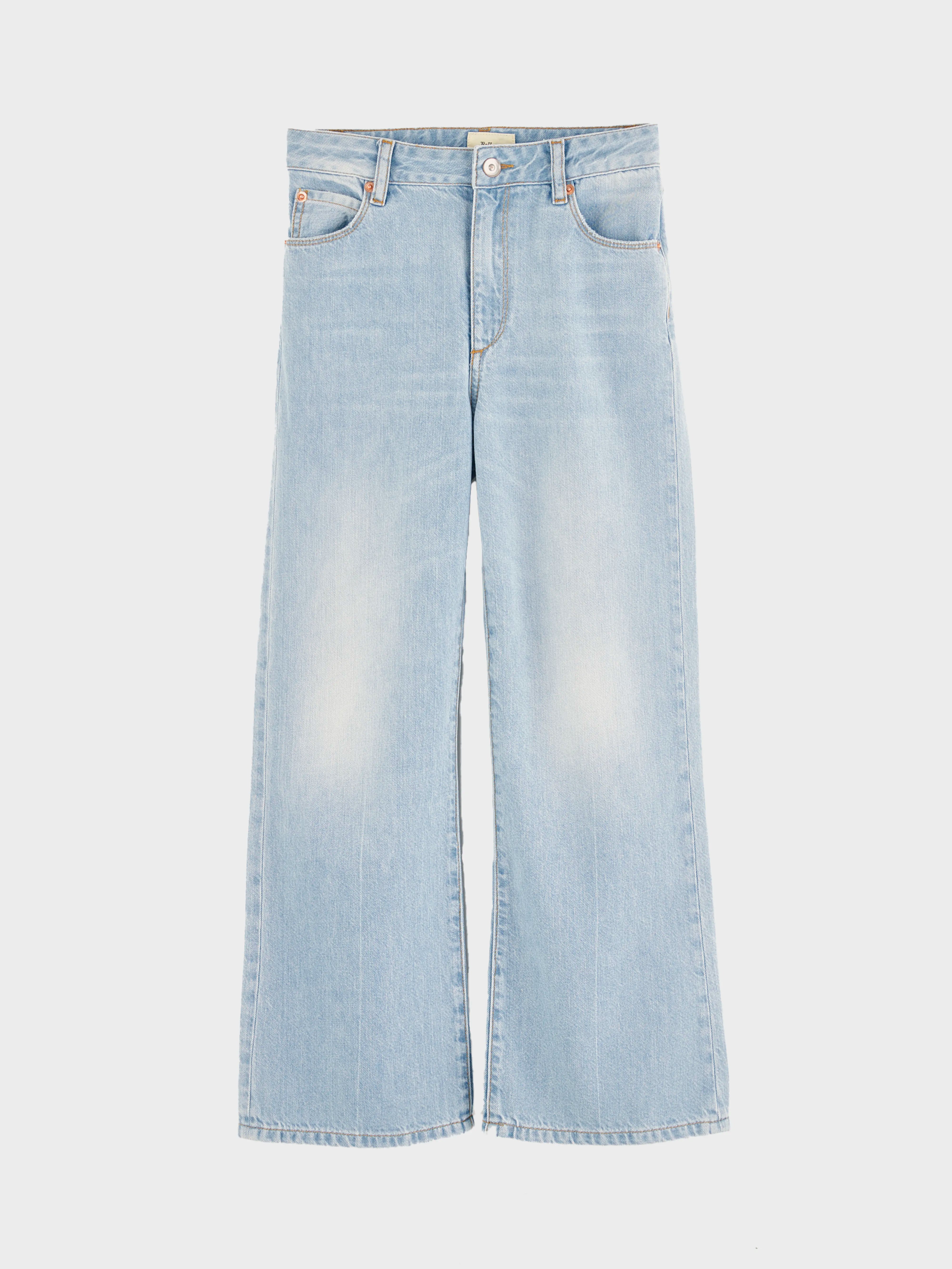 Jean évasé bleu clair Popies (251 / G / LT BLUE BLEACH)