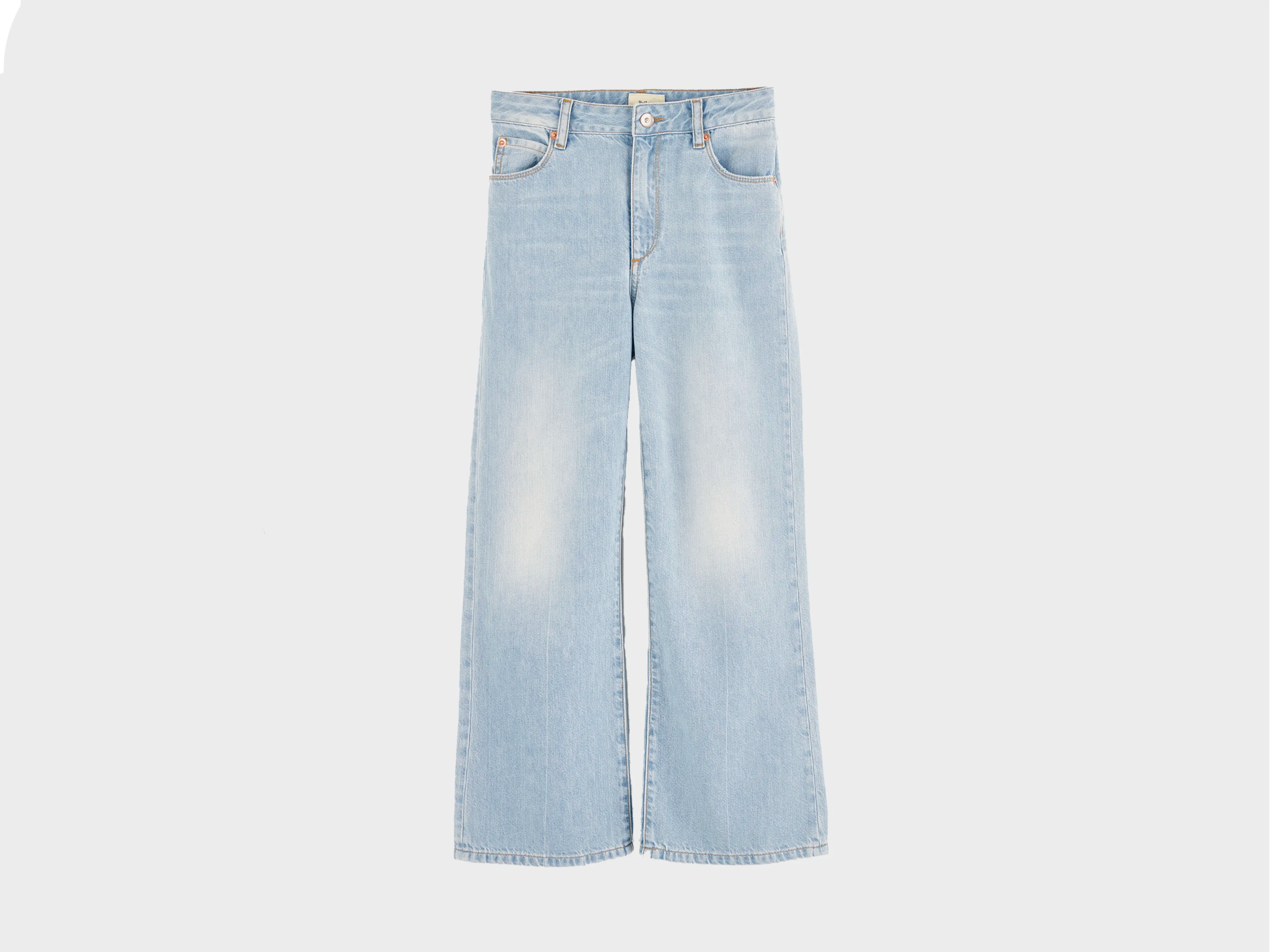 Popies flared lichtblauw jeans (251 / G / LT BLUE BLEACH)