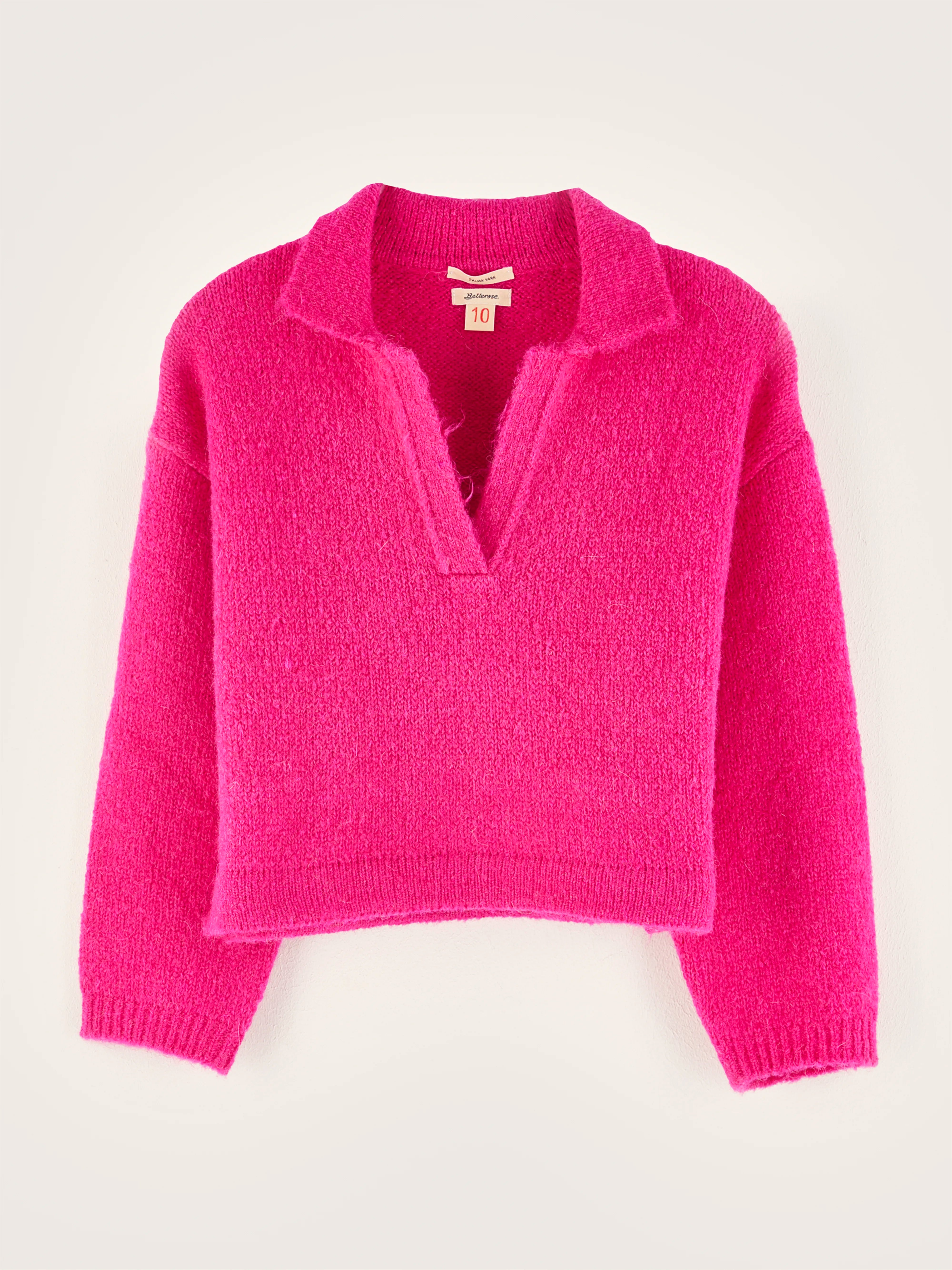 Polo manches longues Aupa (242 / G / FUSHIA)