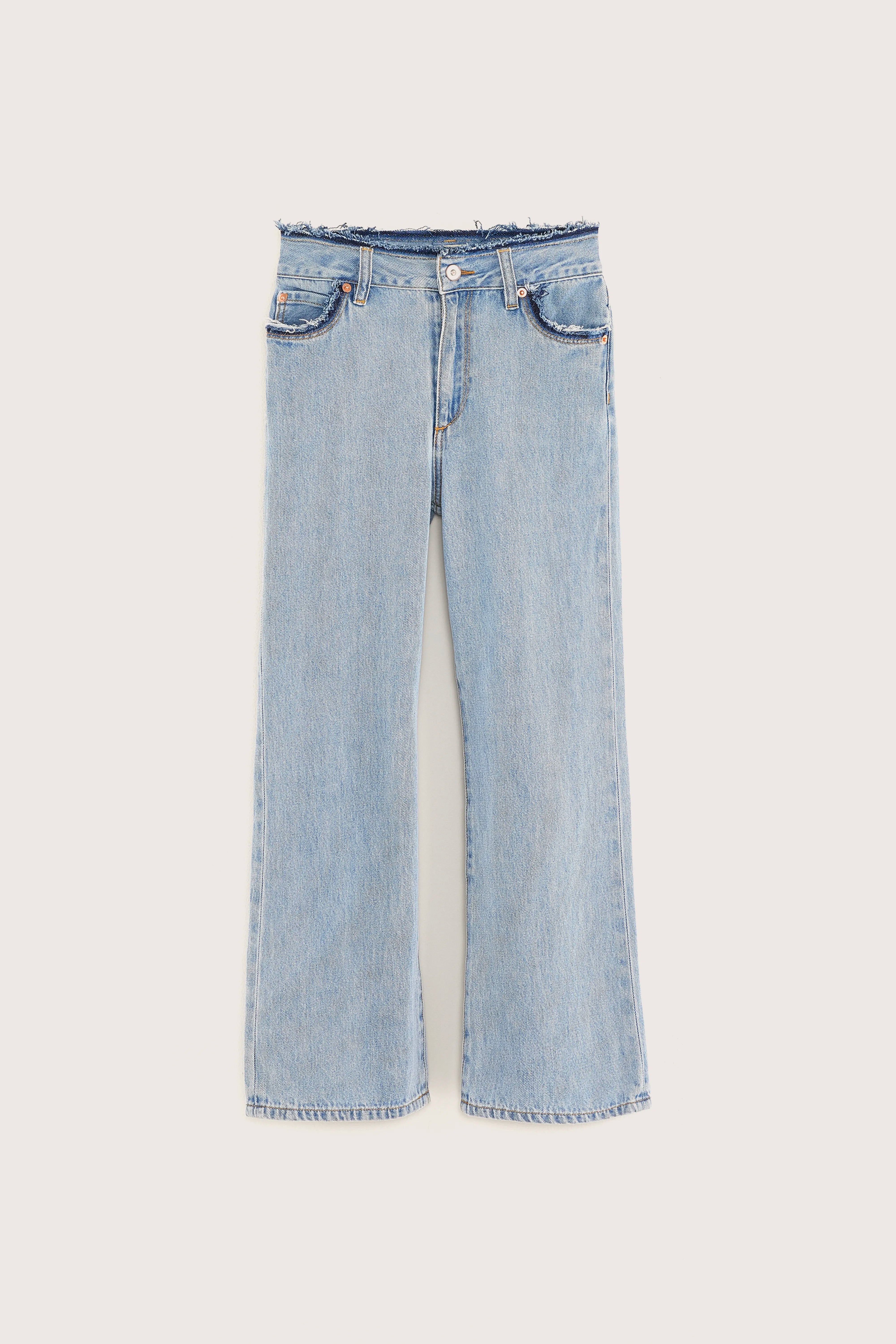 Jean évasé Popies (251 / G / LT BLUE BLEACH)