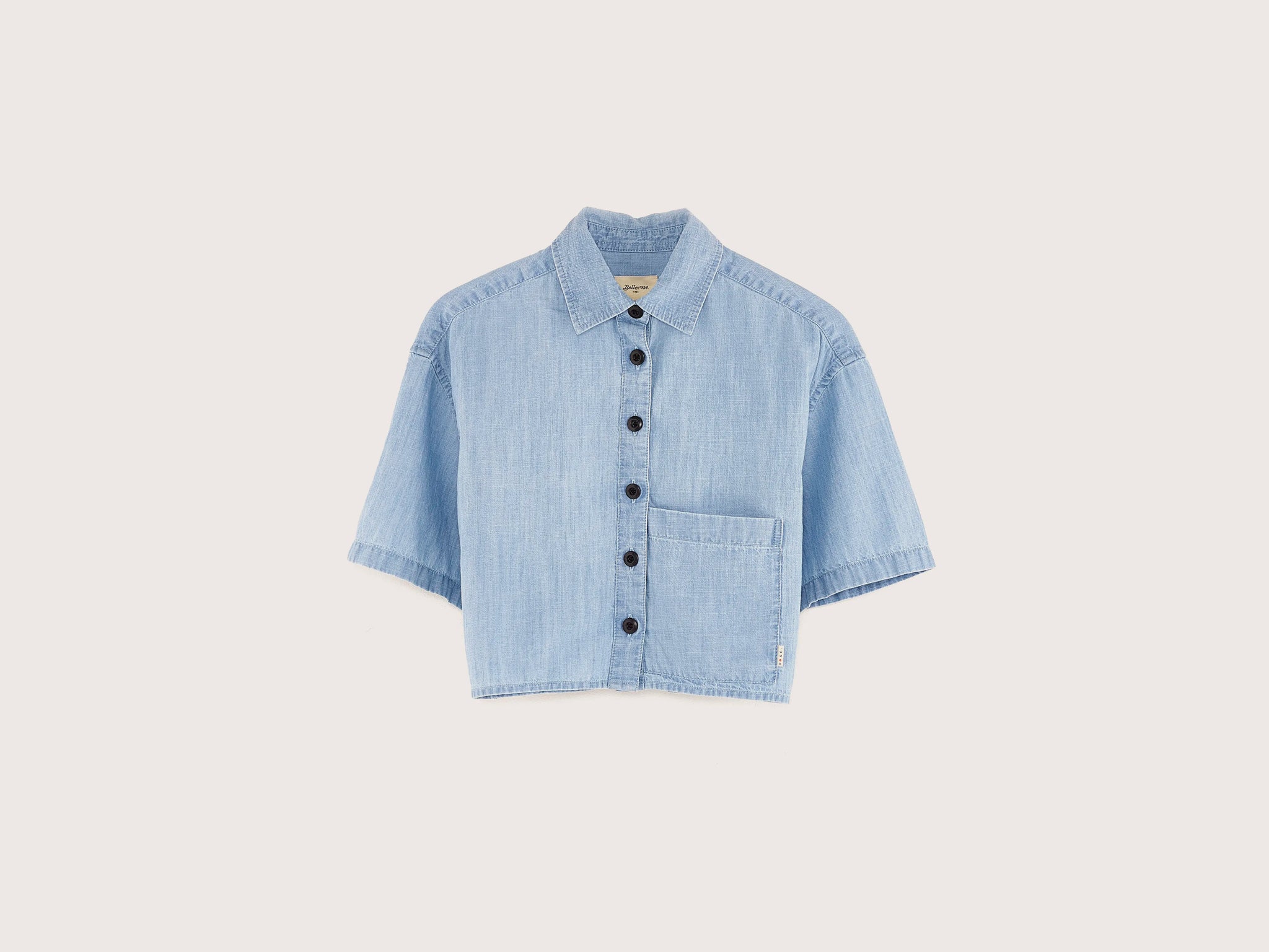 Crew neck compact Blouse – L'AUBE BLANC