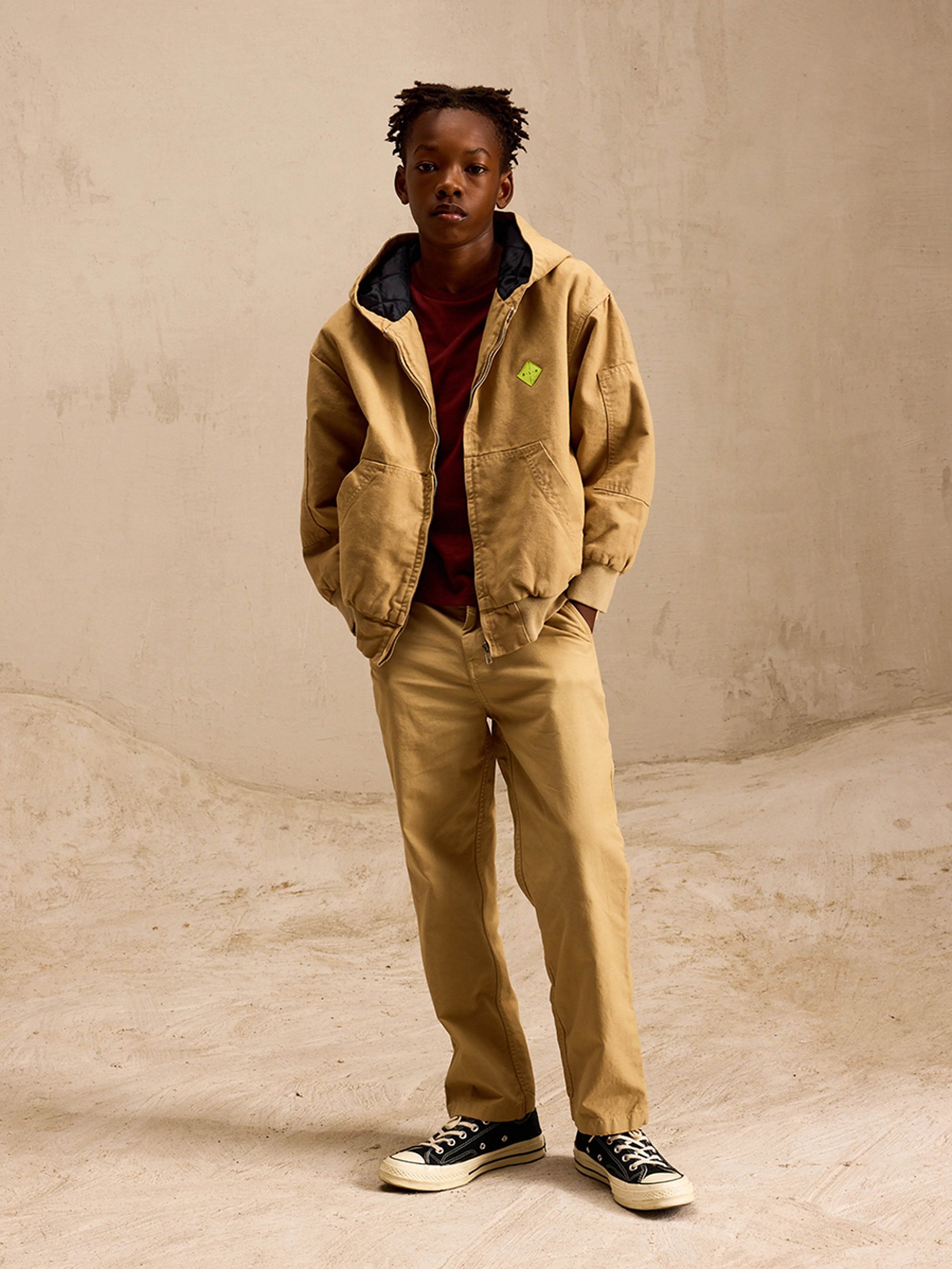 Ward hooded jacket (251 / B / CLAY)