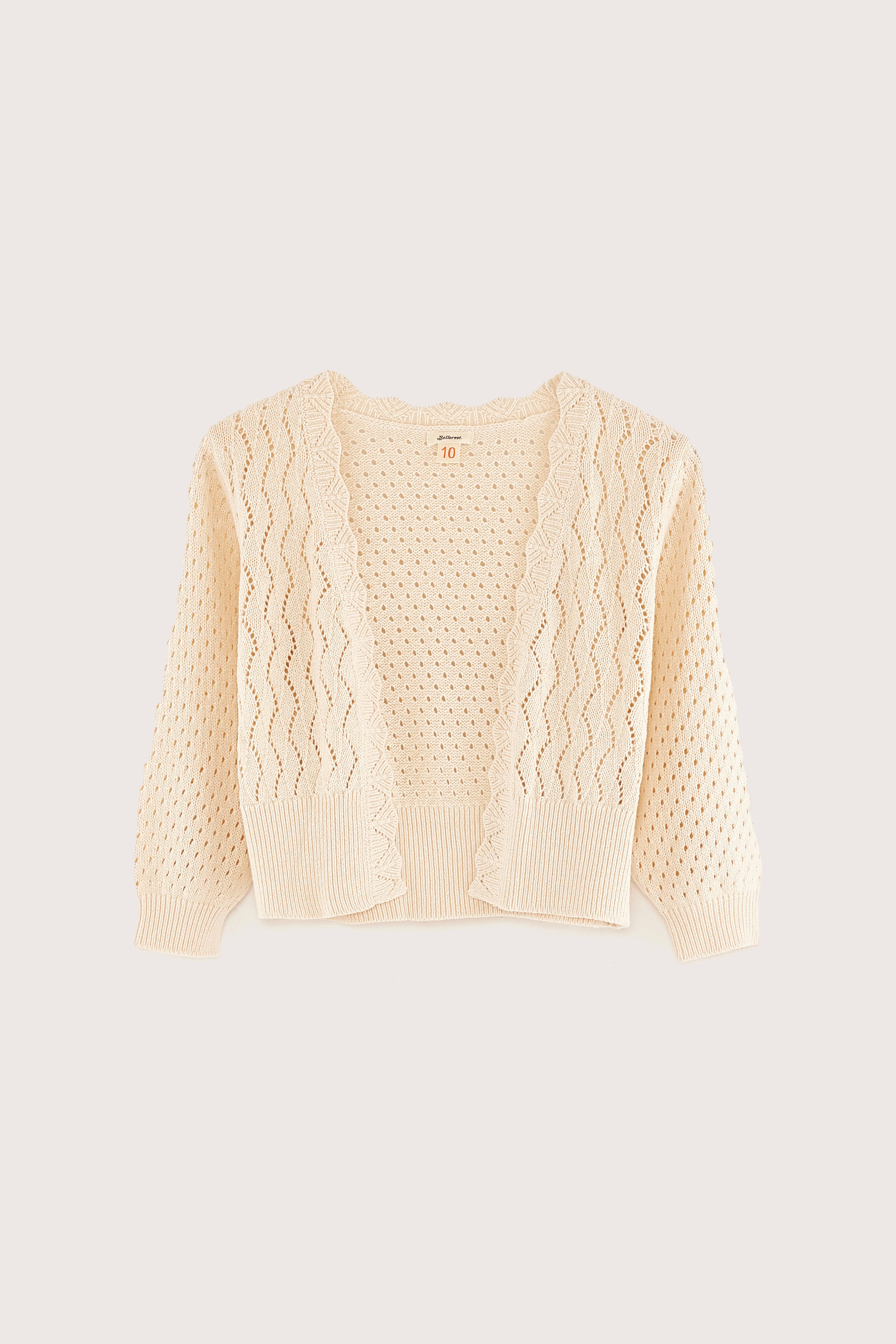 Cardigan col V Gehno (251 / G / MILKY WAY)