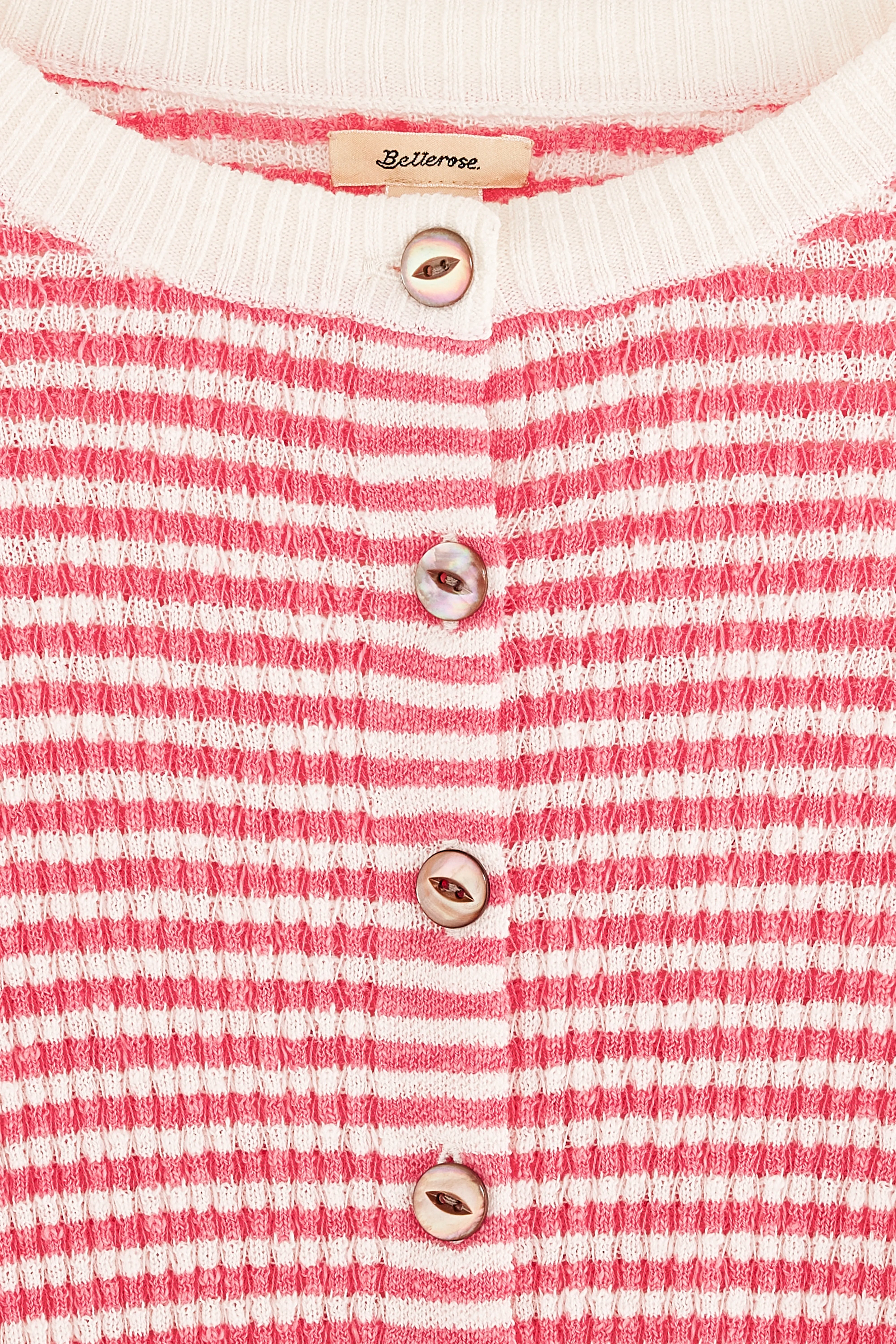 Cardigan col rond Attelo (251 / G / STRIPE A)